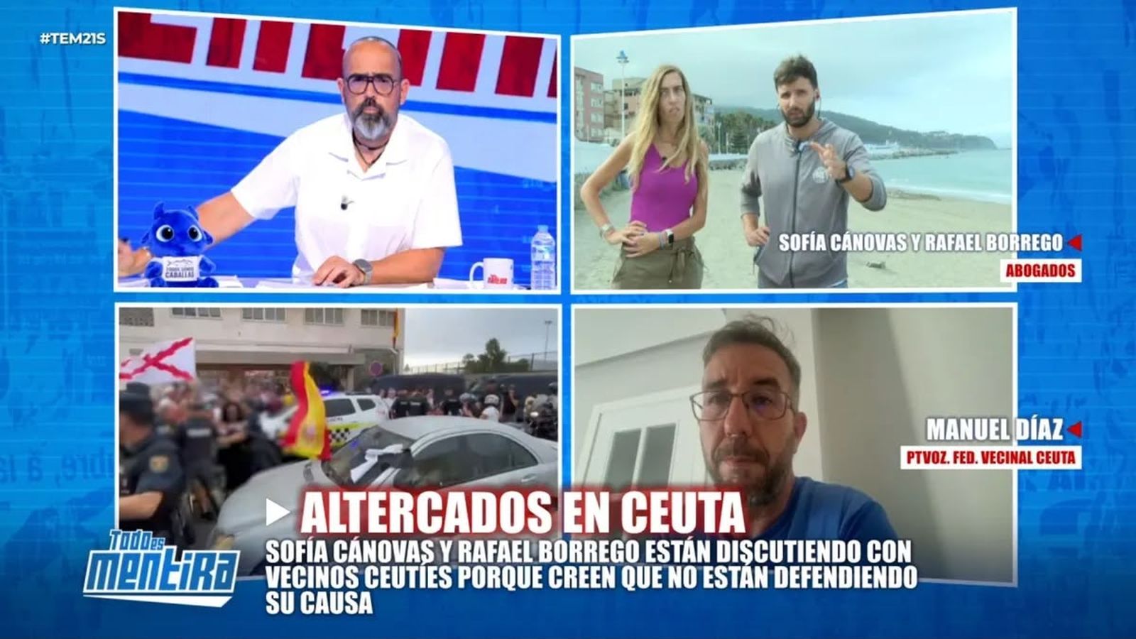 Risto Mejide defiende a los ceutíes y se enfrenta a activistas: “Me siento ofendido”
