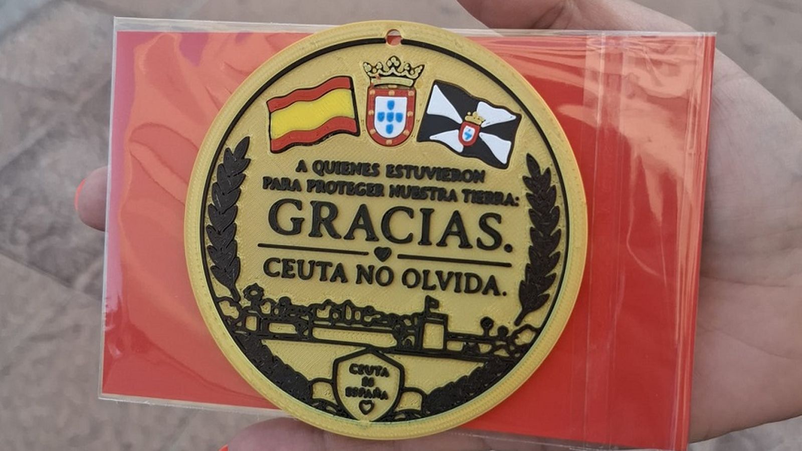 Los más pequeños agradecen al Ejército su labor durante esta crsis migratoria