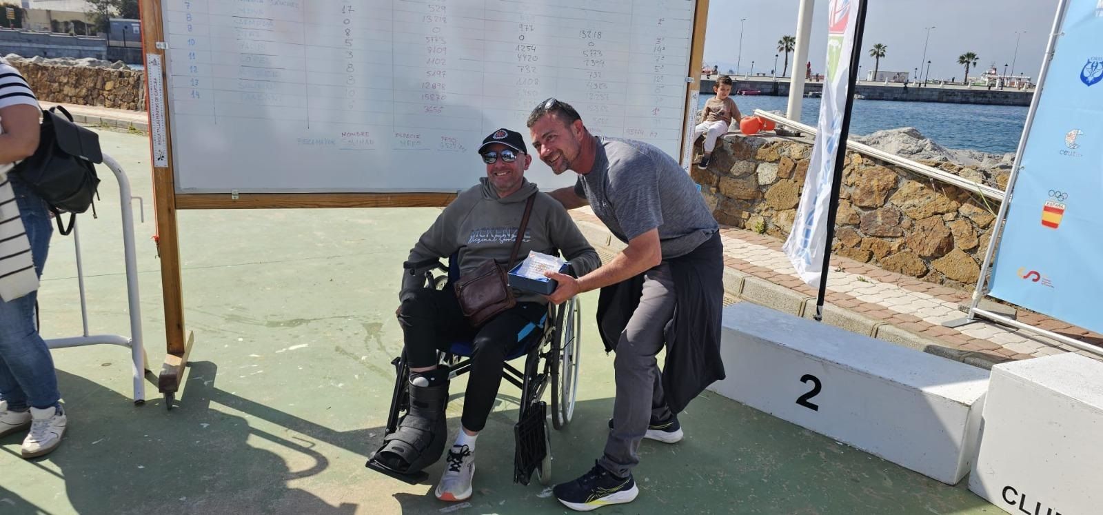 Jalid se impone en el campeonato local de pesca submarina celebrado en Ceuta