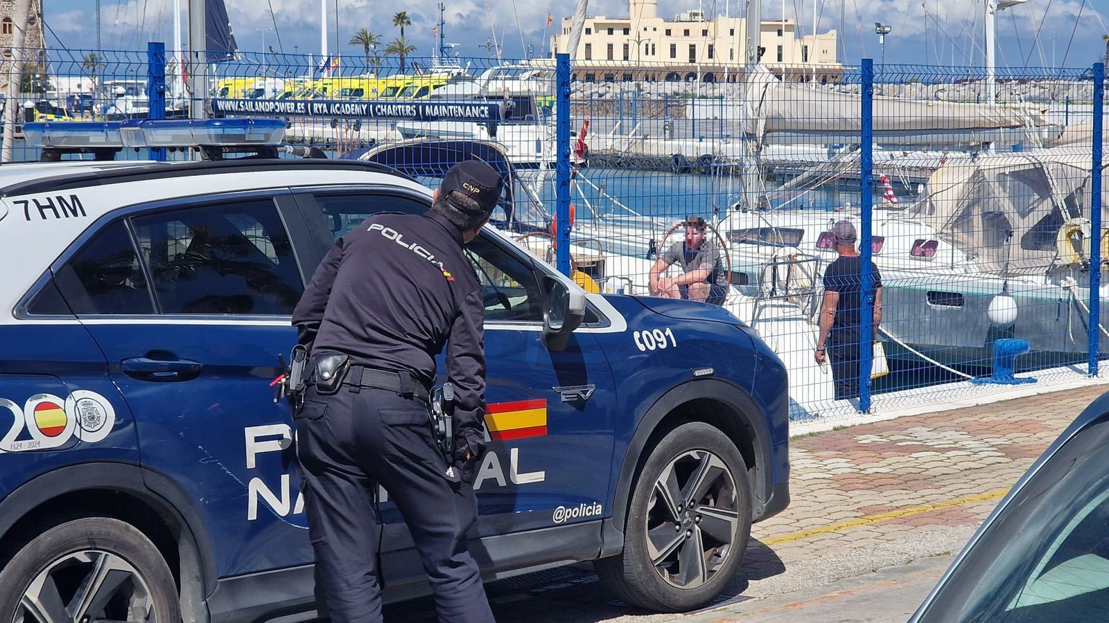 La operación se desarrolló en el puerto deportivo de Ceuta