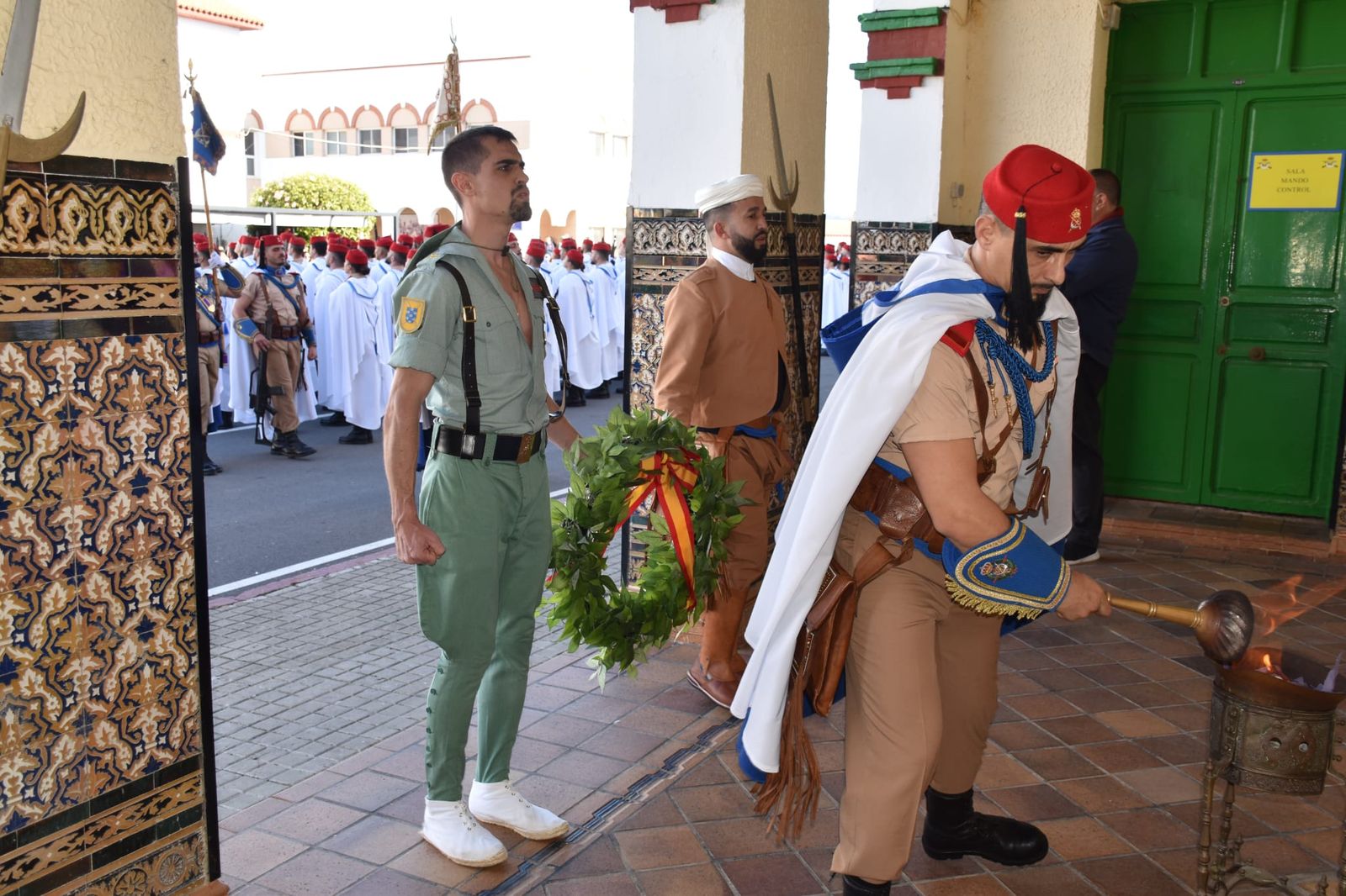 Regulares se viste de gala en honor de la Patrona de Infantería