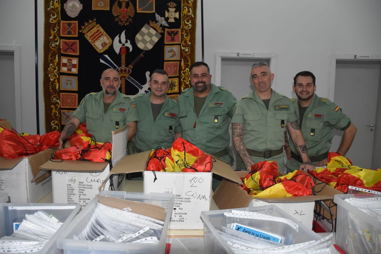 Comienza el reparto de dorsales para la X edición de la Cuna de la Legión