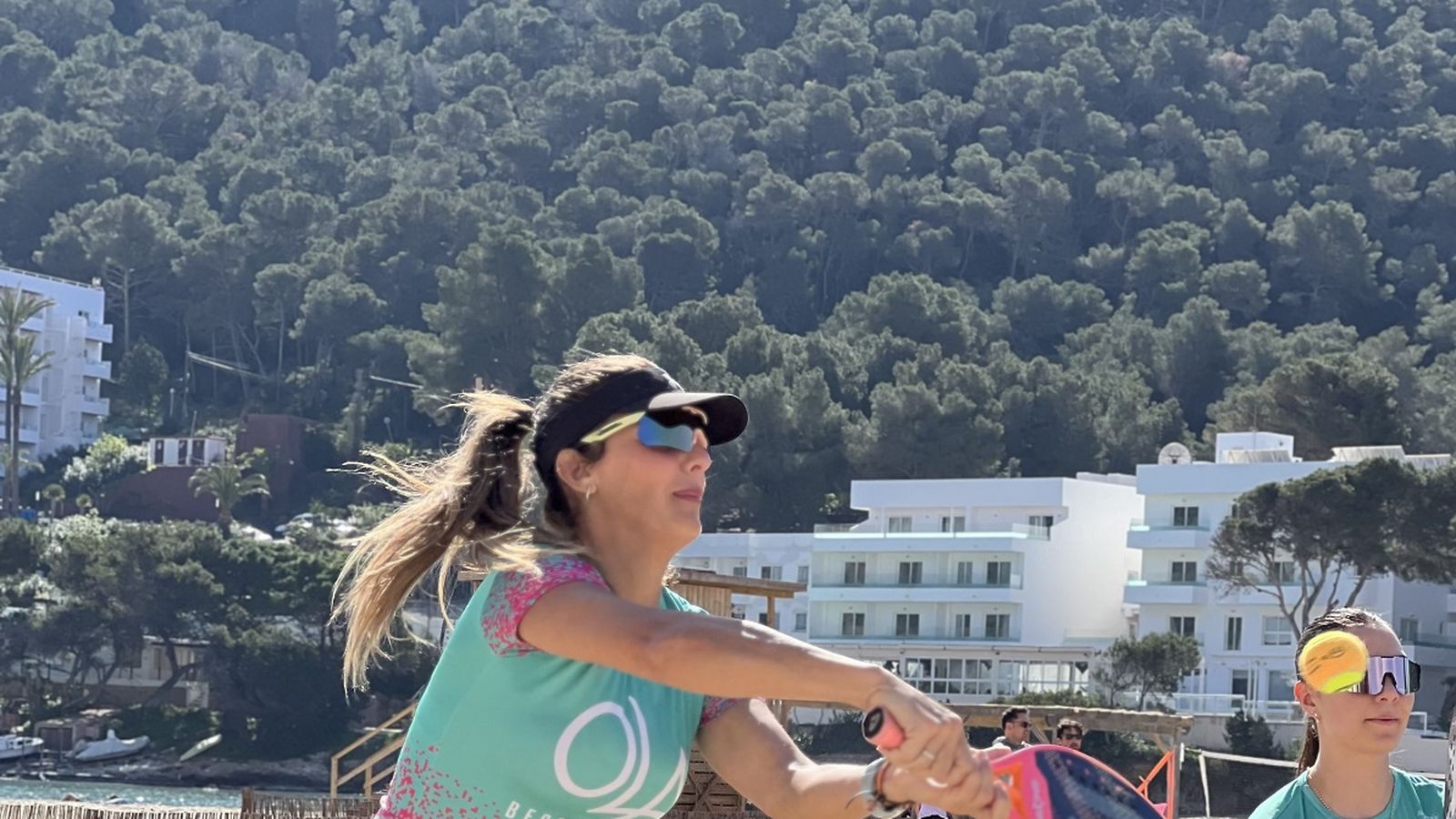 Noemí Solla, durante la competición