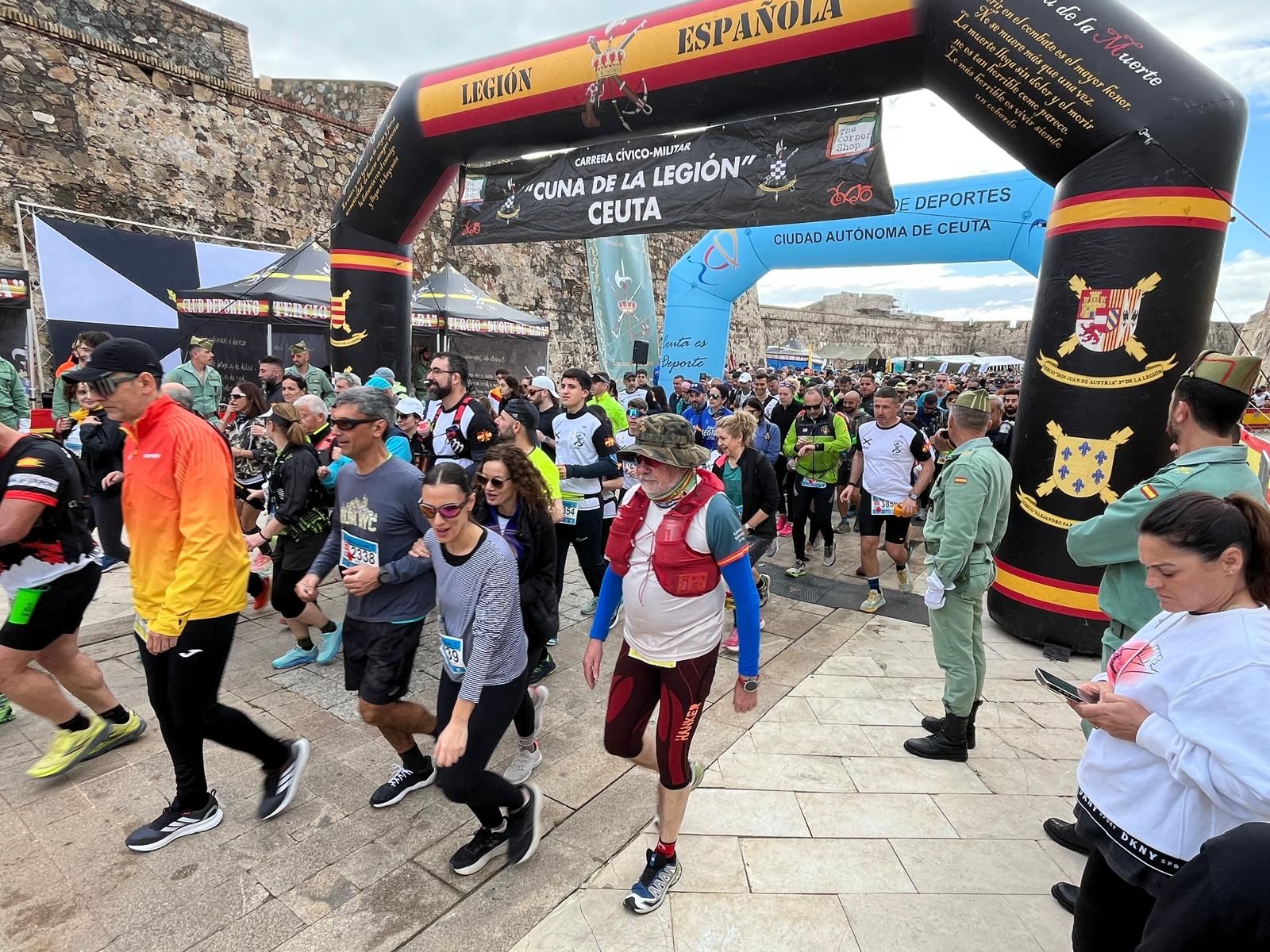 La previa y el inicio de la X Cuna de la Legión a través del objetivo de Reduan