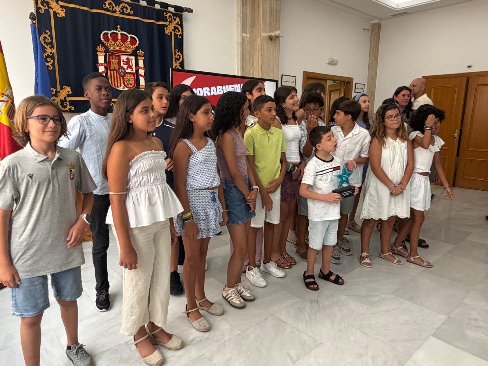 Triano recibe a “los ganadores del Óscar” de Educación: el alumnado del Lope de Vega