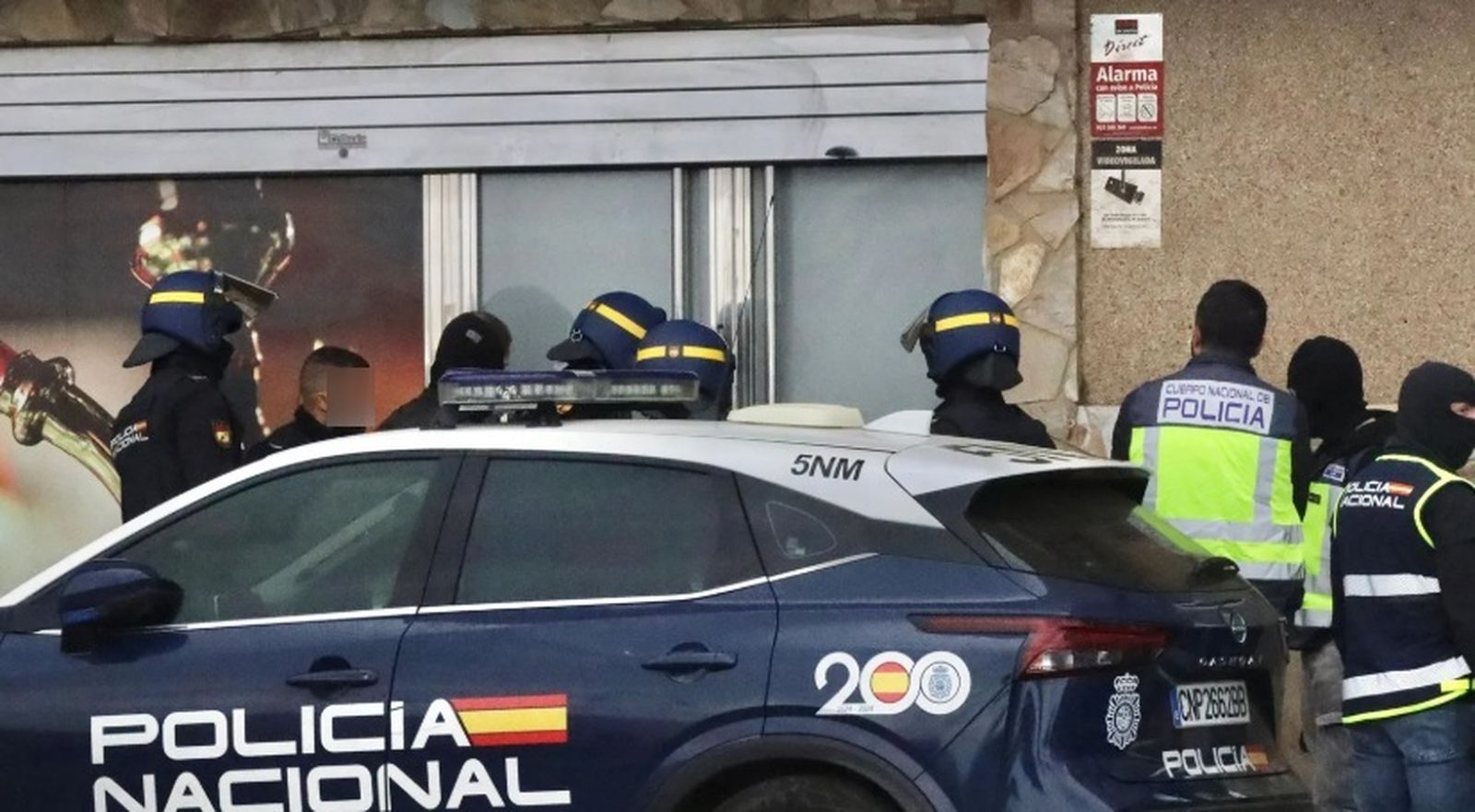 Operación policial desplegada en un local de Benítez | REDUAN