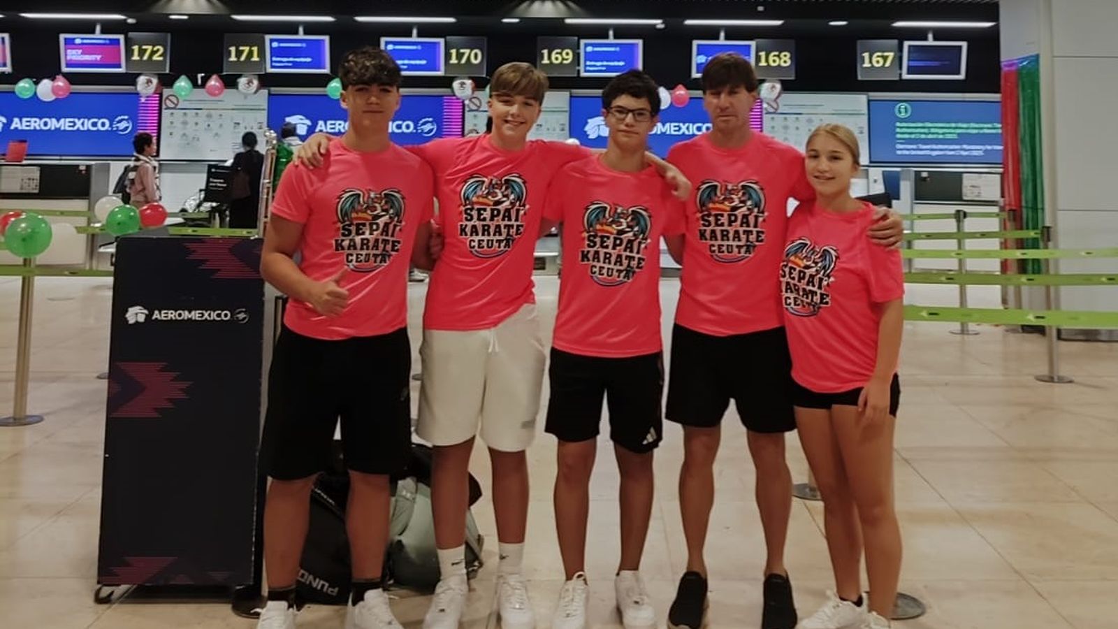 Los representantes ceutíes en la Youth League