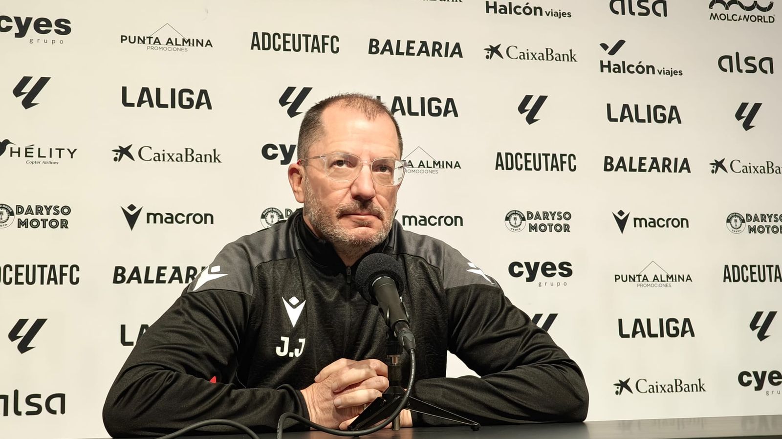 José Juan Romero, en la rueda de prensa