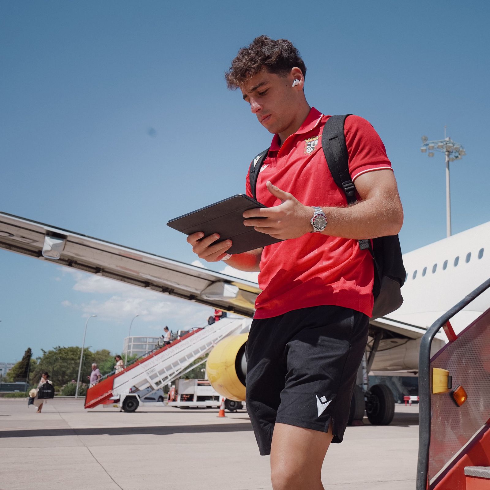 Así han viajado los jugadores caballa hasta Castellón