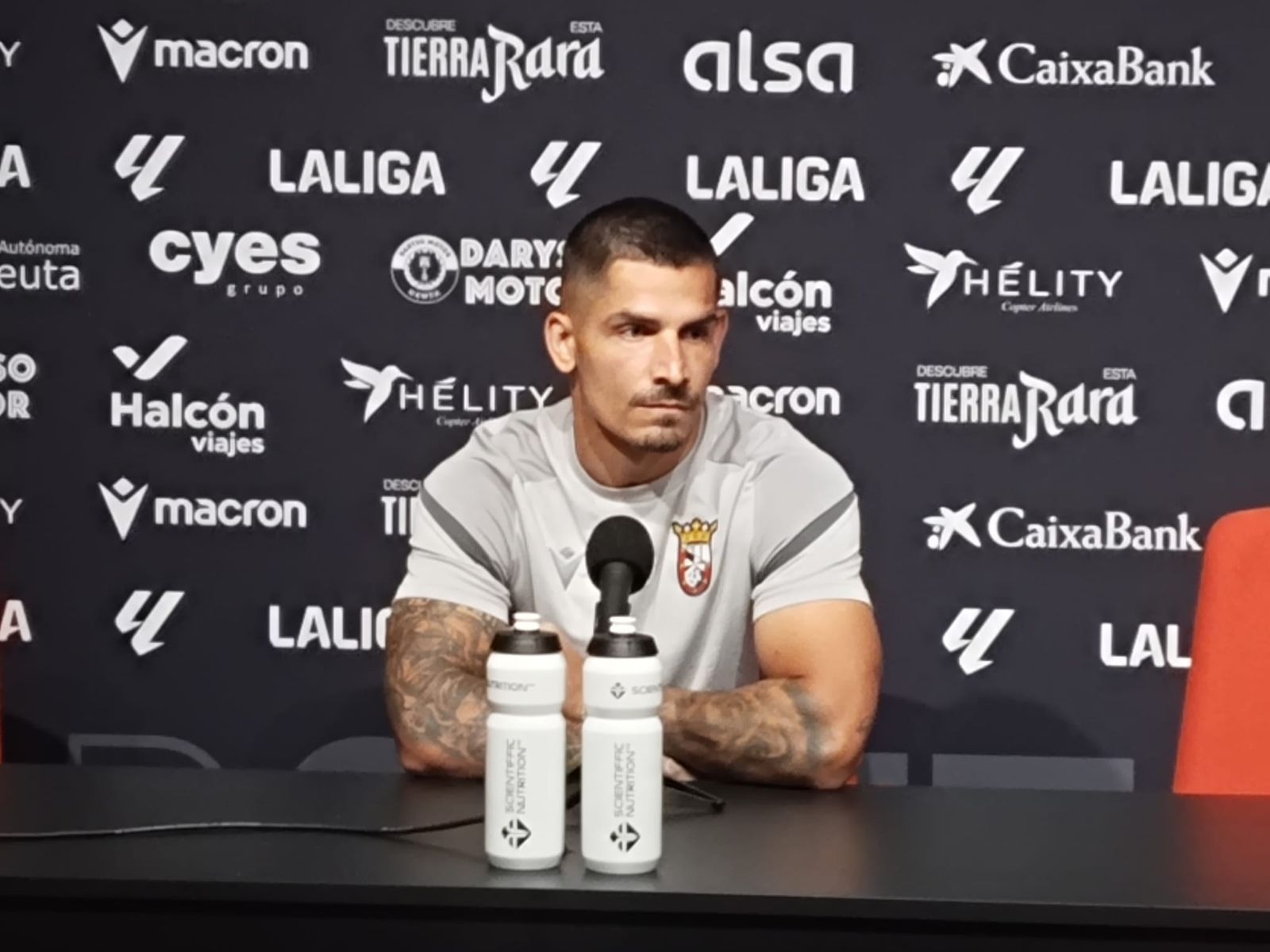 Guille Vallejo, portero de la AD Ceuta