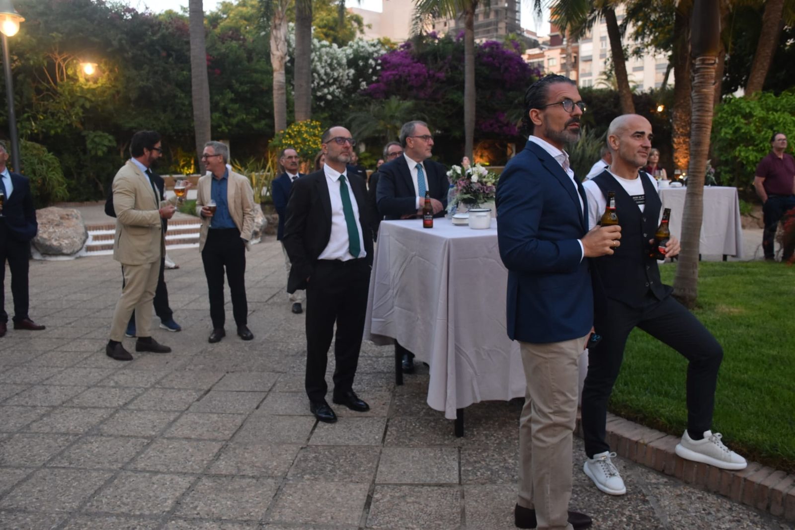 Una recepción el el Parque Marítimo, antesala del Forbes Ceuta AI & Tech Summit