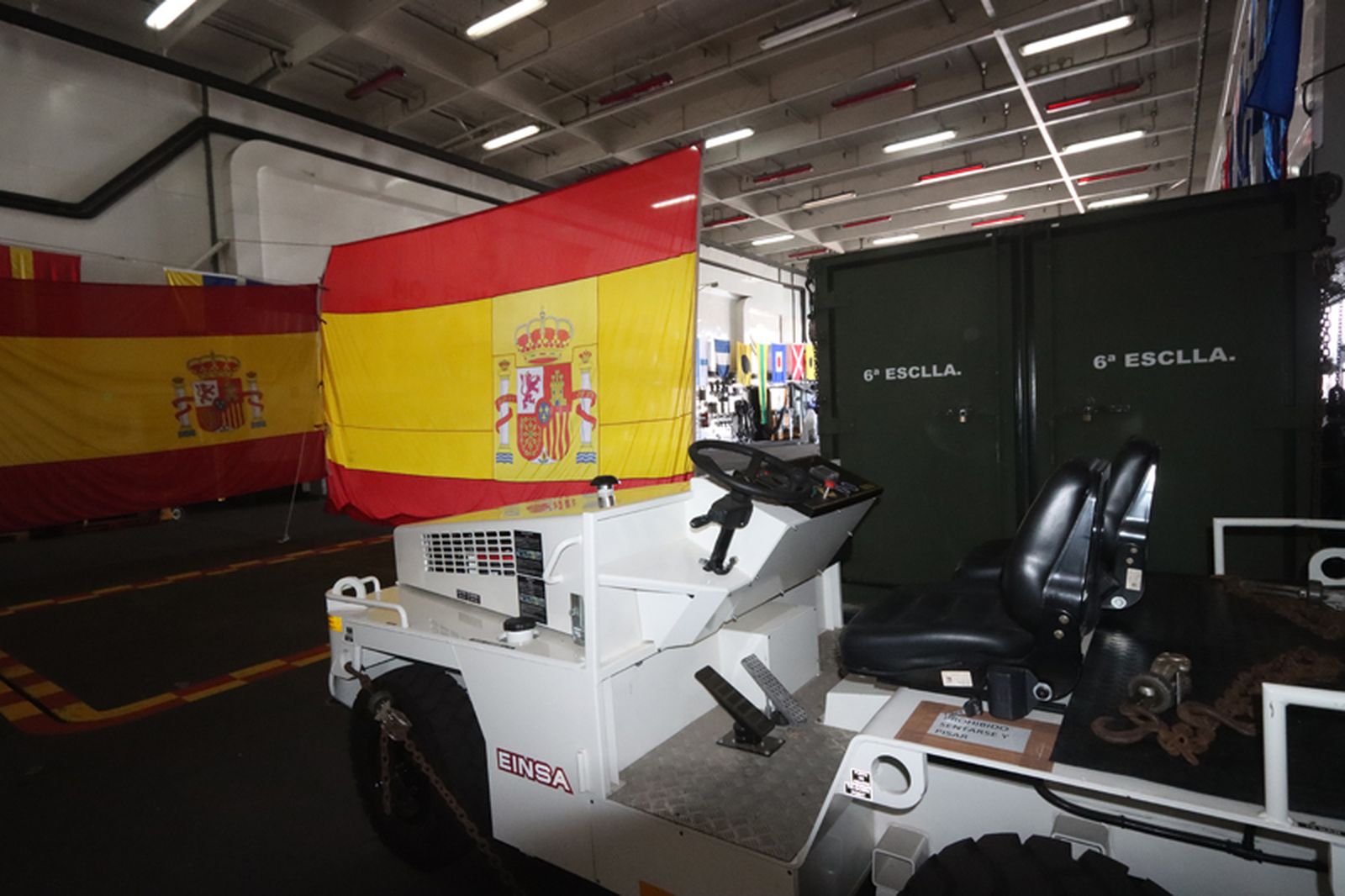 Interior del buque 'Galicia'. / FOTO REDUAN