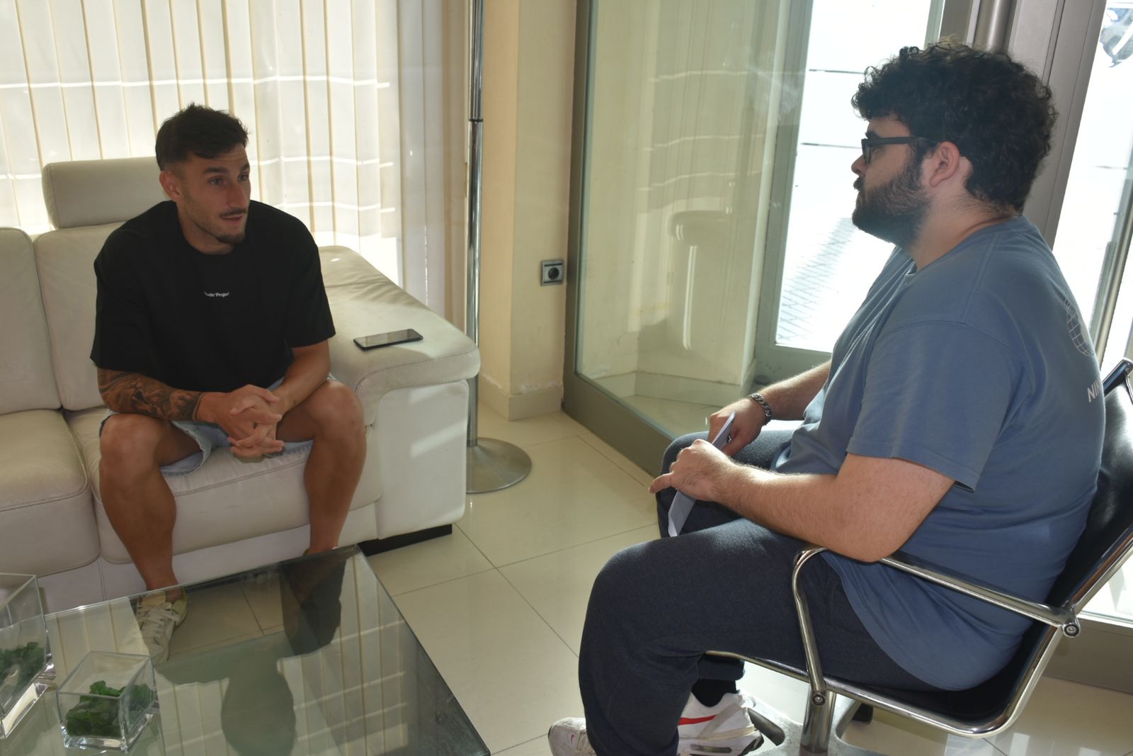 Álex Camacho: "La clave de la salvación pasa por hacernos fuertes en el Murube"