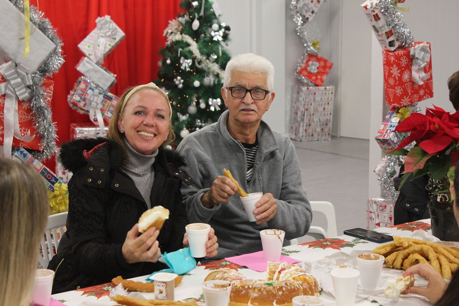 Una chocolatada especial en Juan XXIII