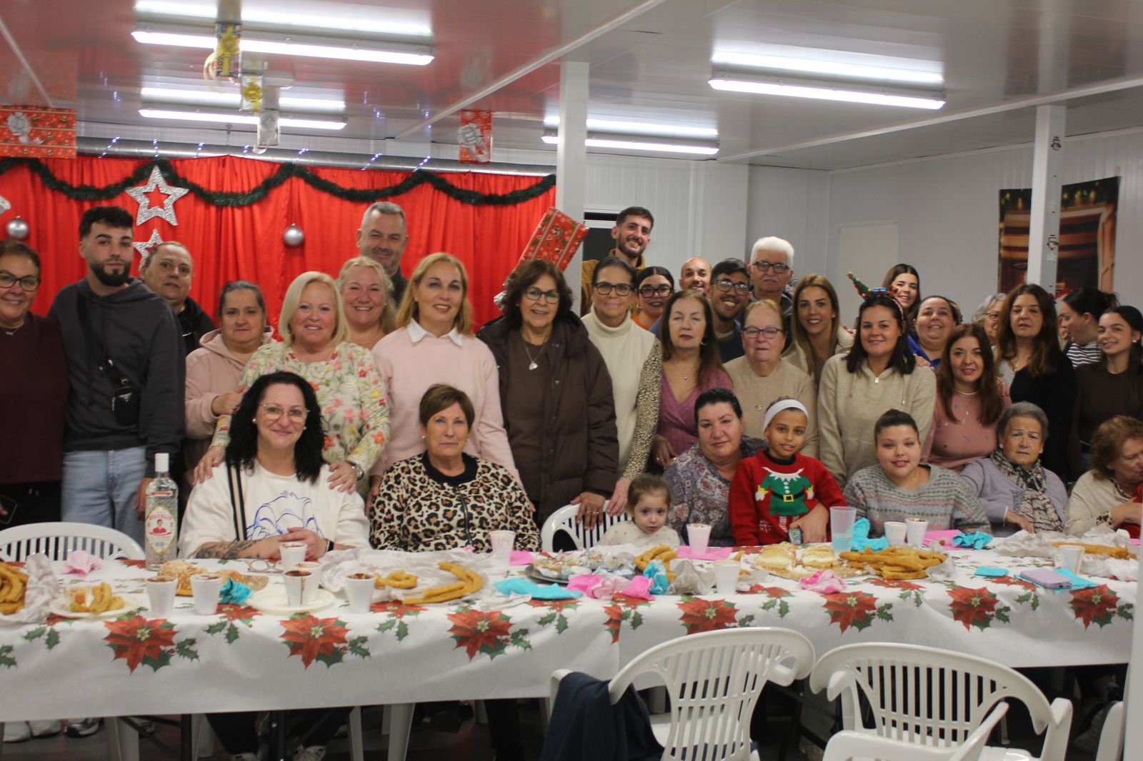 Una chocolatada especial en Juan XXIII