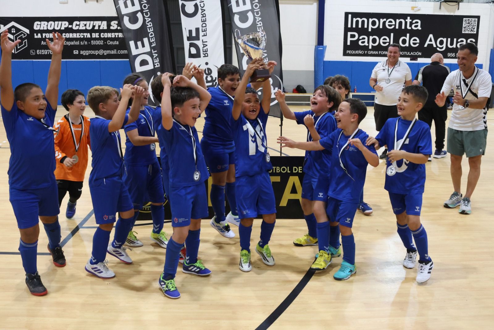 El Puerto gana la Liga Prebenjamín ante el San Agustín