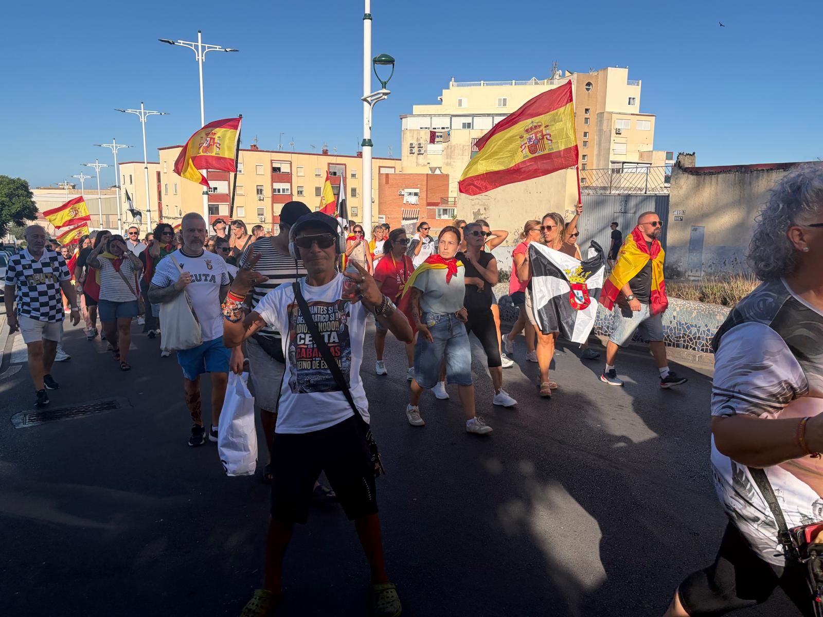 La ‘sentada pacífica’: una nueva manifestación hasta la frontera y en contra la violencia