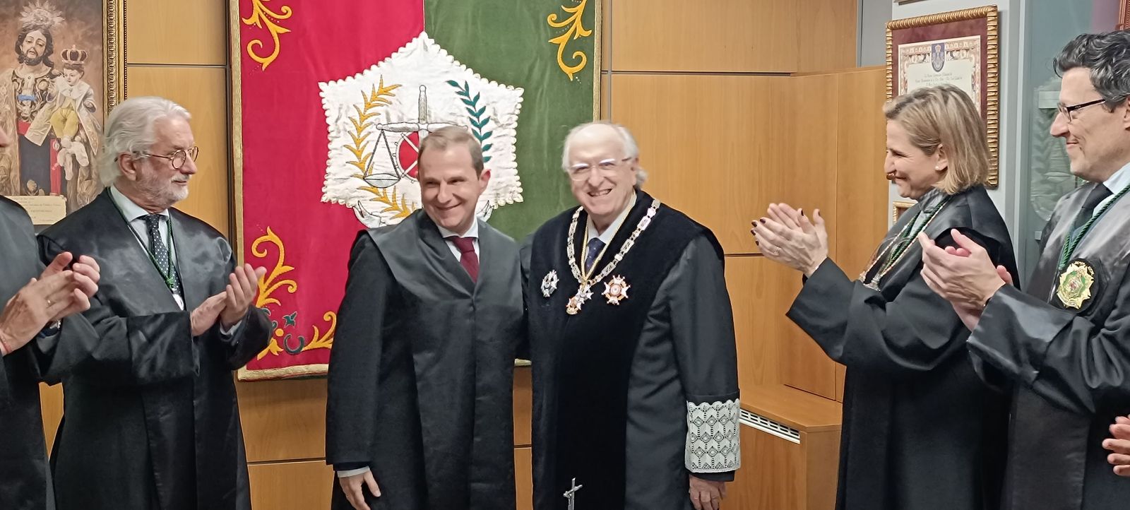 Un momento del acto de toma de posesión de Juan Francisco Ramírez