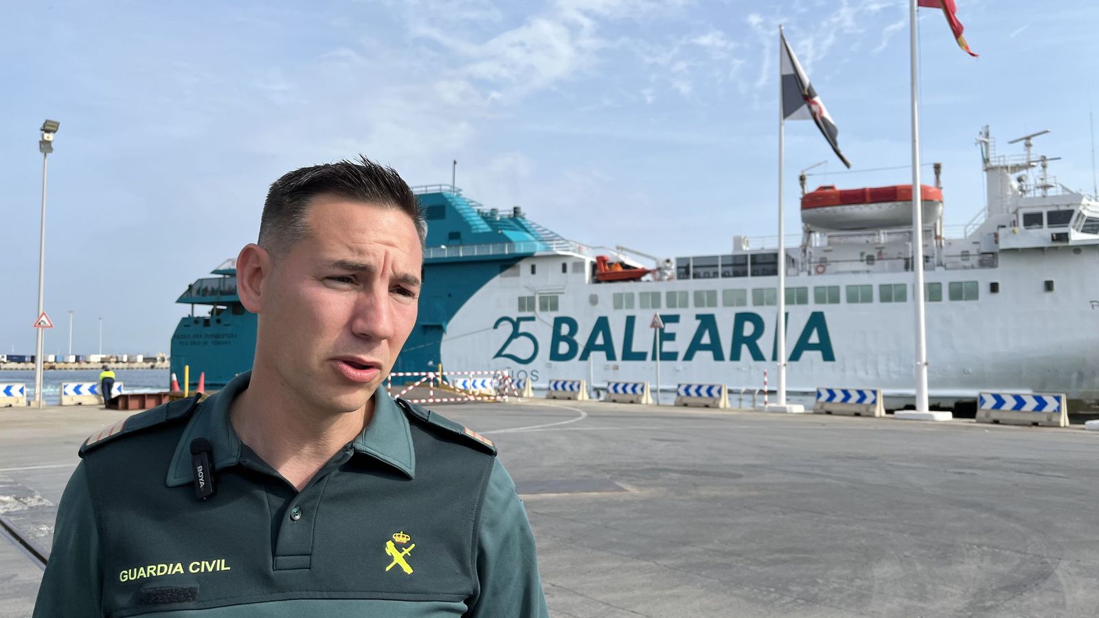 Mariano Lobo de Dueñas, sargento del Grupo Cinológico de la Guardia Civil de Ceuta