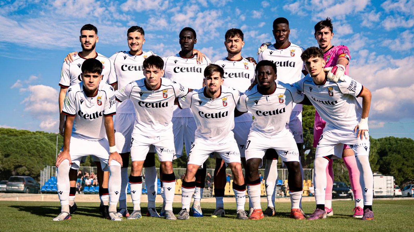 El once inicial del Ceuta en Cádiz