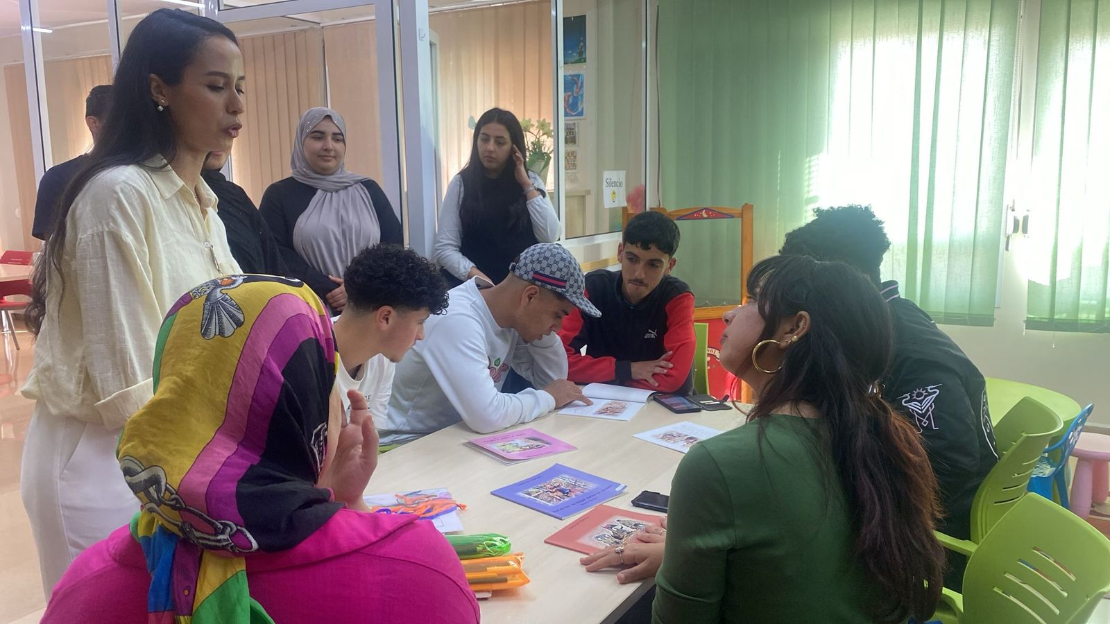 La actividad relacionada con el Día del Libro celebrada en el Centro EQUAL