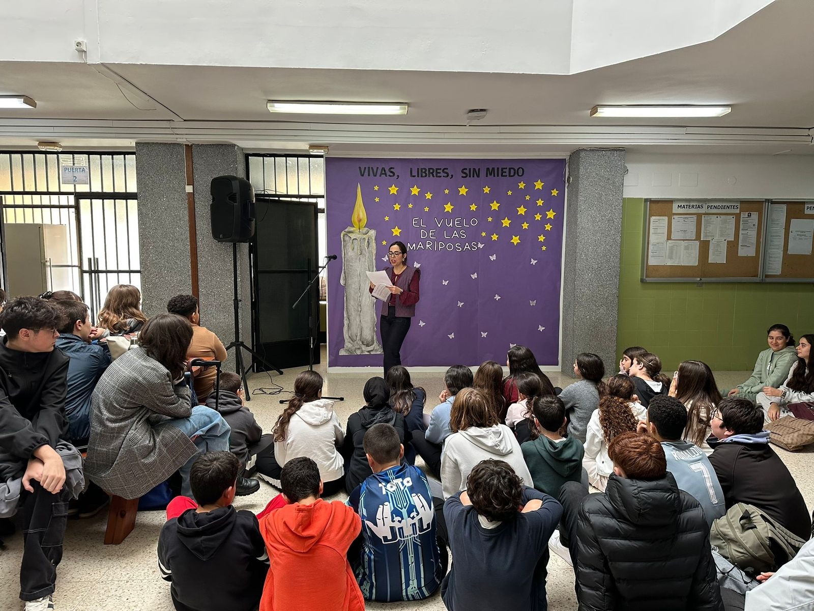 Un momento de las actividades desarrolladas en el instituto