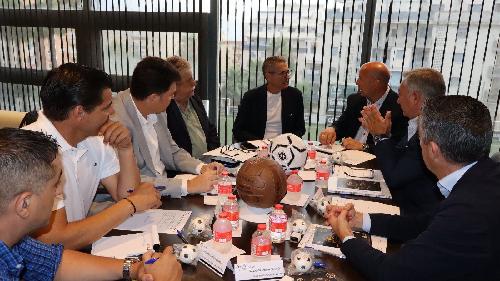 La RFFCE y la RFAF refuerzan sus lazos de colaboración en la Ciudad del Fútbol
