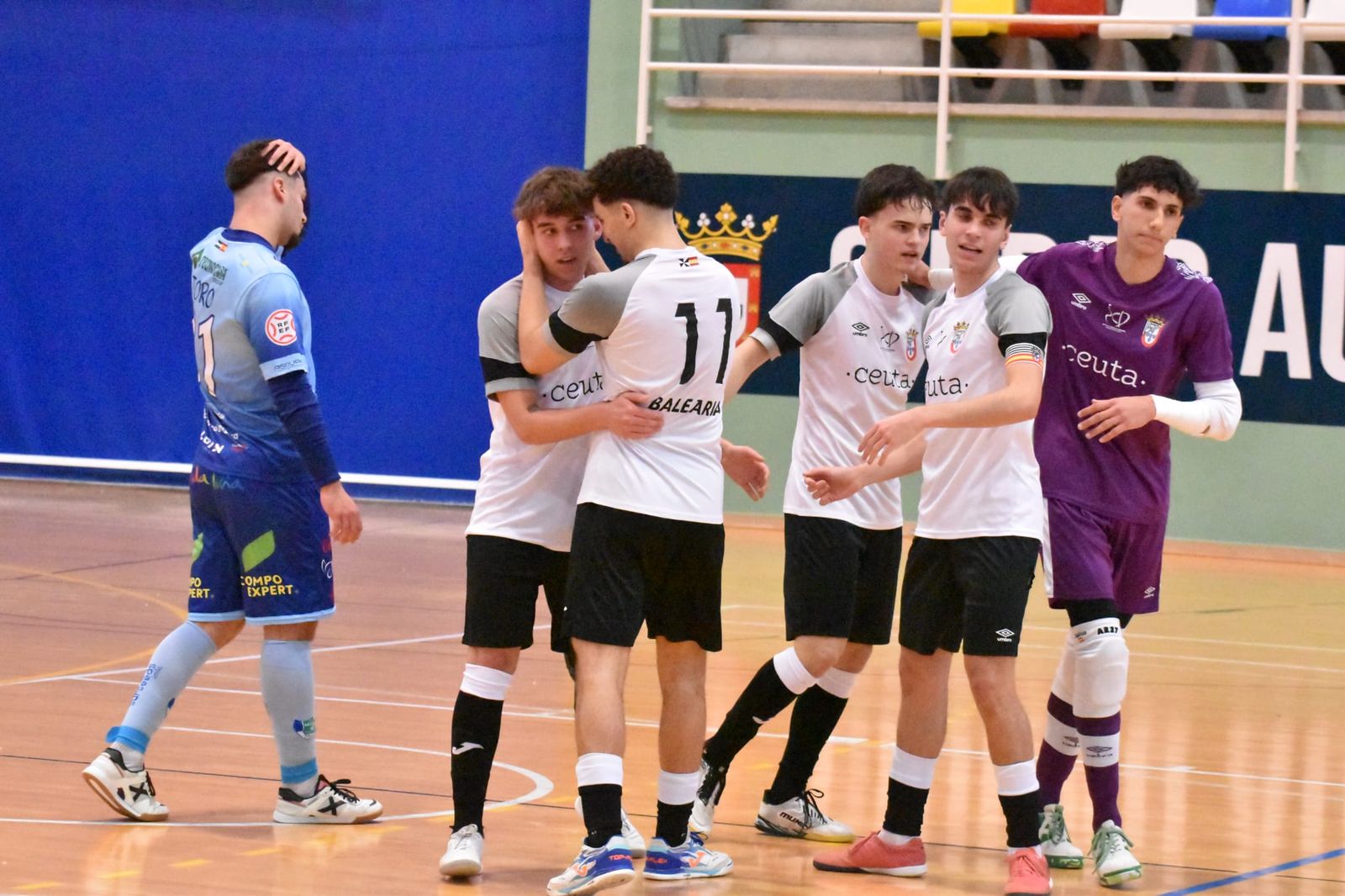 Celebración de gol del Deportivo