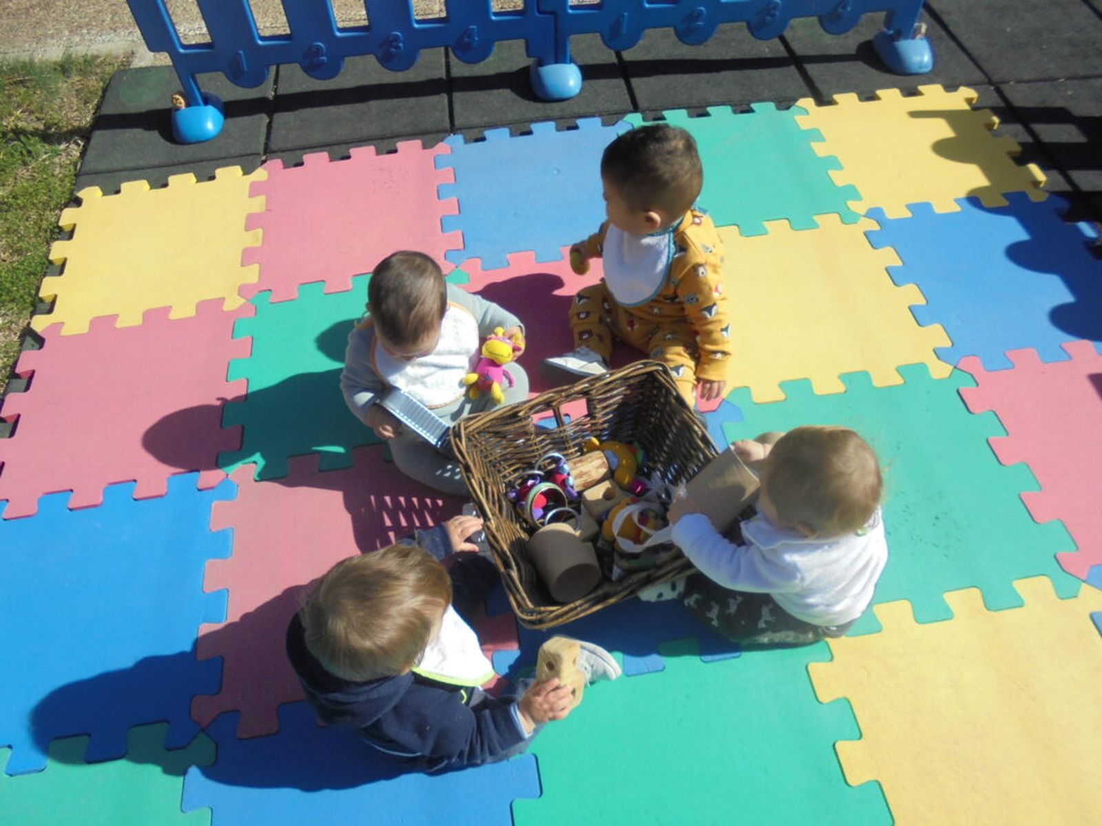 Niños en una guardería