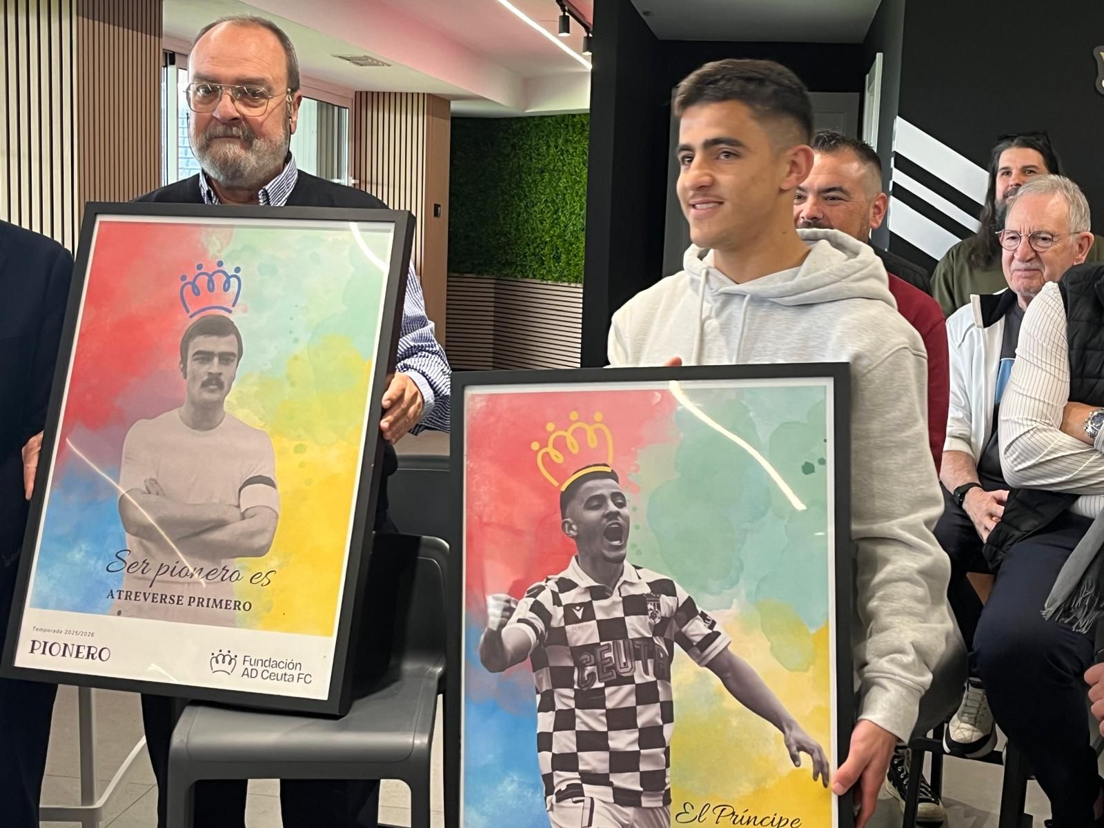 Presentación Logo y web de la Fundación del Ceuta