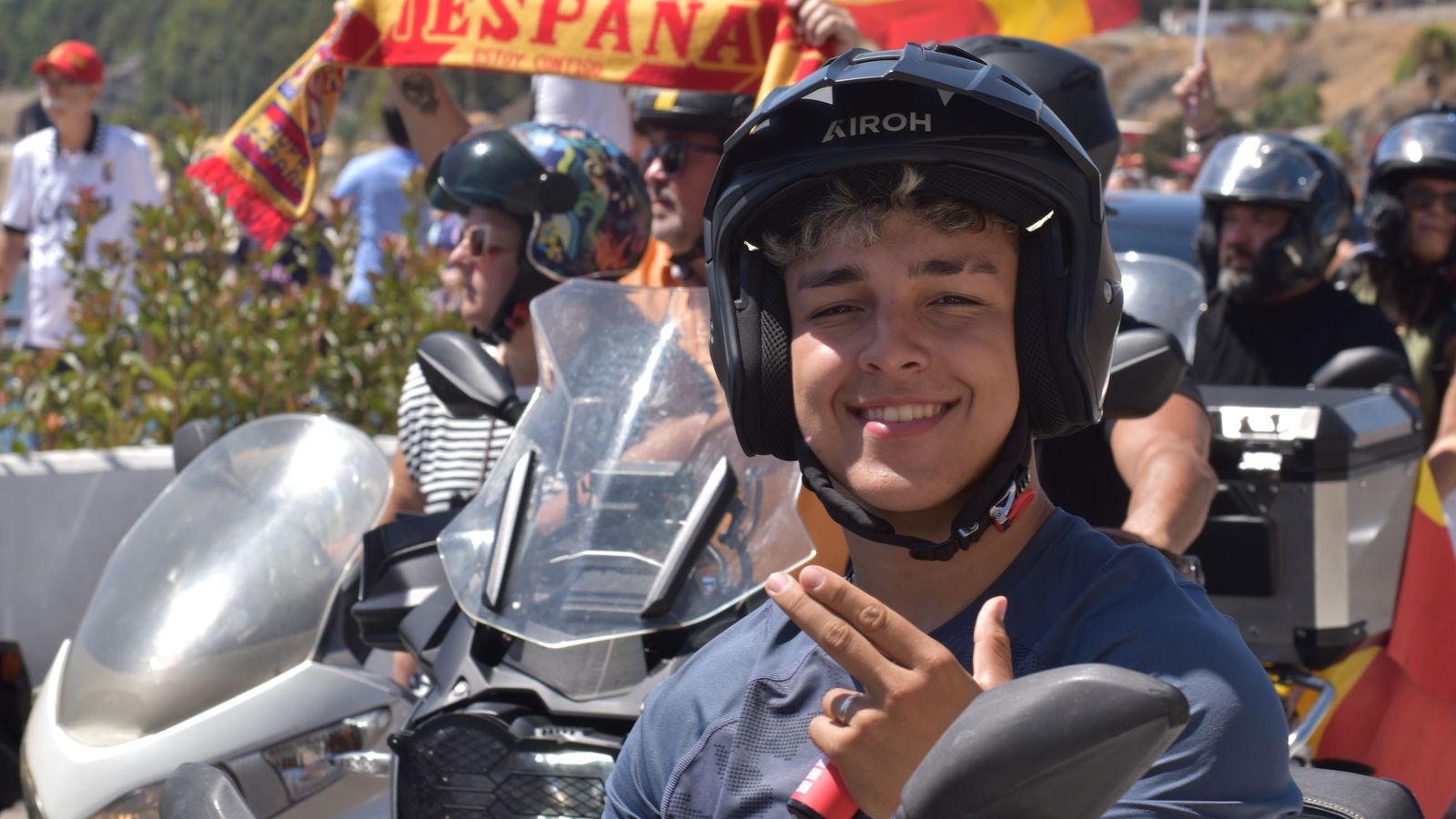 Concentración motera en solidaridad a Ceuta