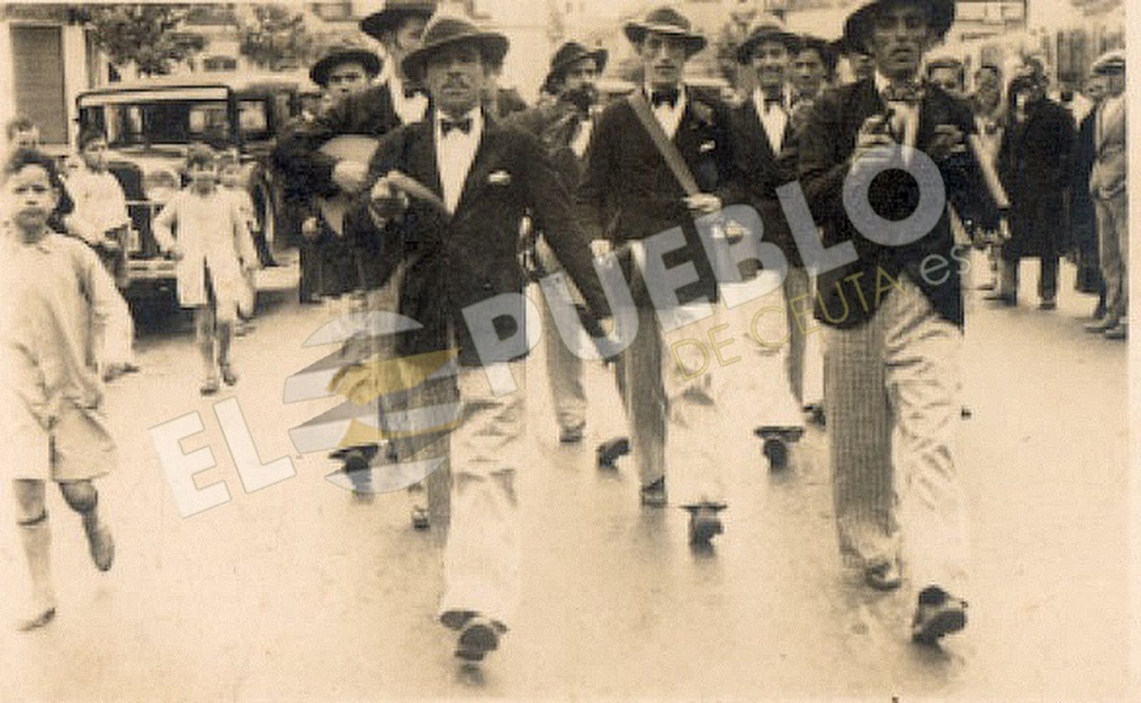 Murga de Ceuta. / FOTO ARCHIVO DE PACO SÁNCHEZ