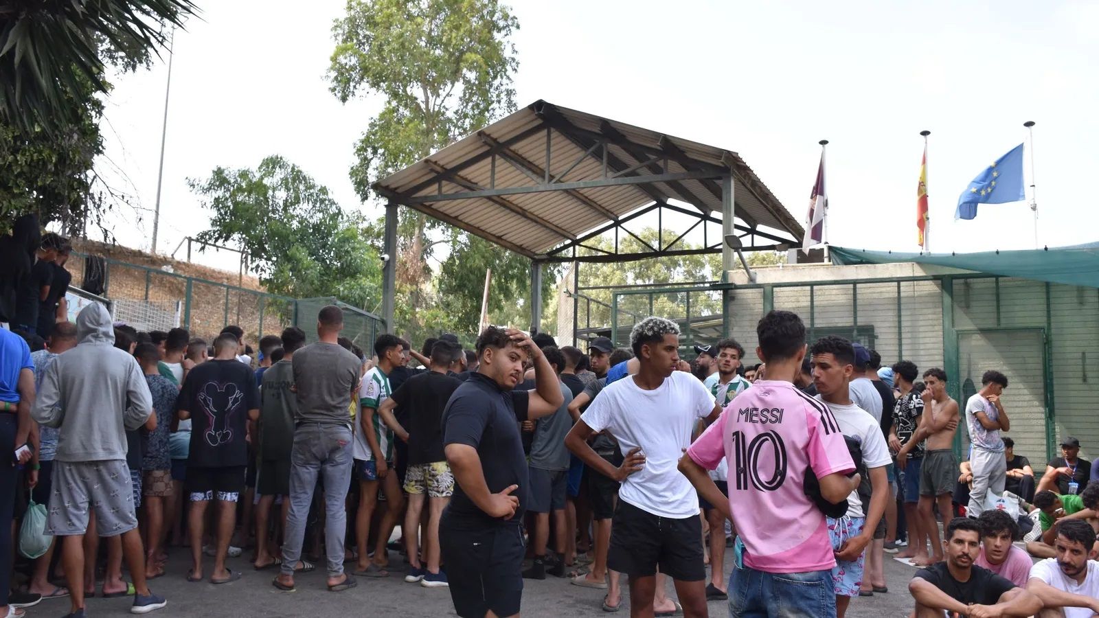 El Centro de Estancia Temporal de Inmigrantes (CETI) ya superaba su capacidad ordinaria