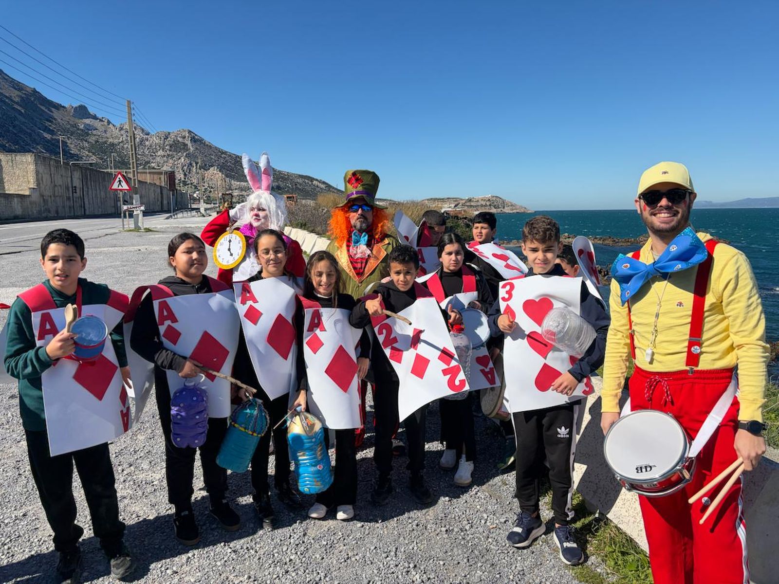 Así ha sido el desfile de carnaval por Benzú del 'Ruiz Picasso'