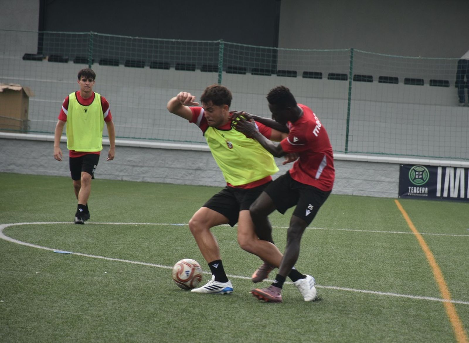 Entrenamiento del filial de la AD Ceuta