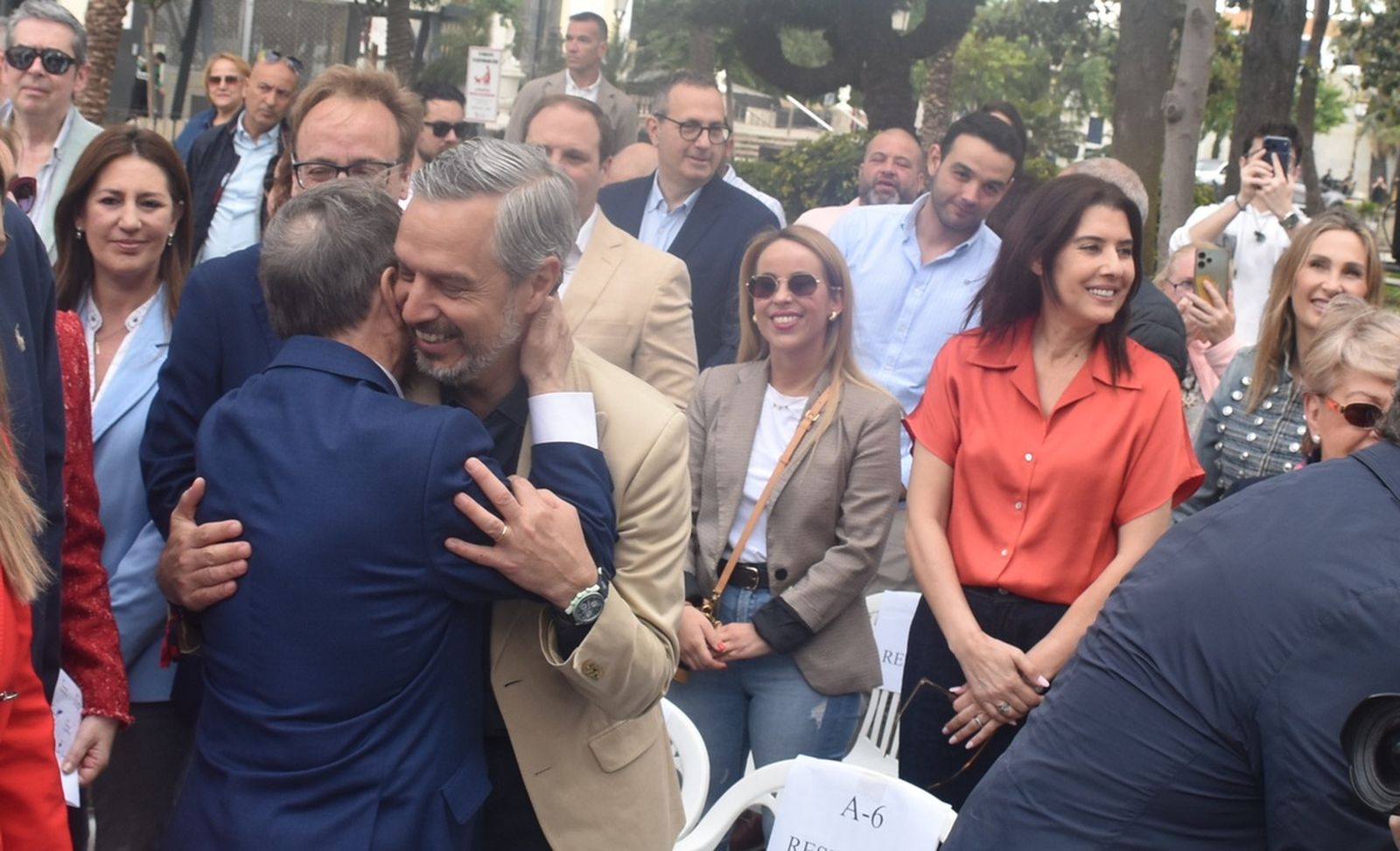 Acto del PP por el Día de Europa en la Plaza de África, con la presencia de su presidente nacional, Alberto Núñez Feijóo