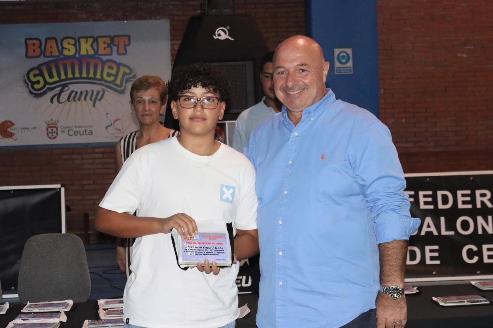 La Federación de Baloncesto de Ceuta celebra su ‘Gala anual’