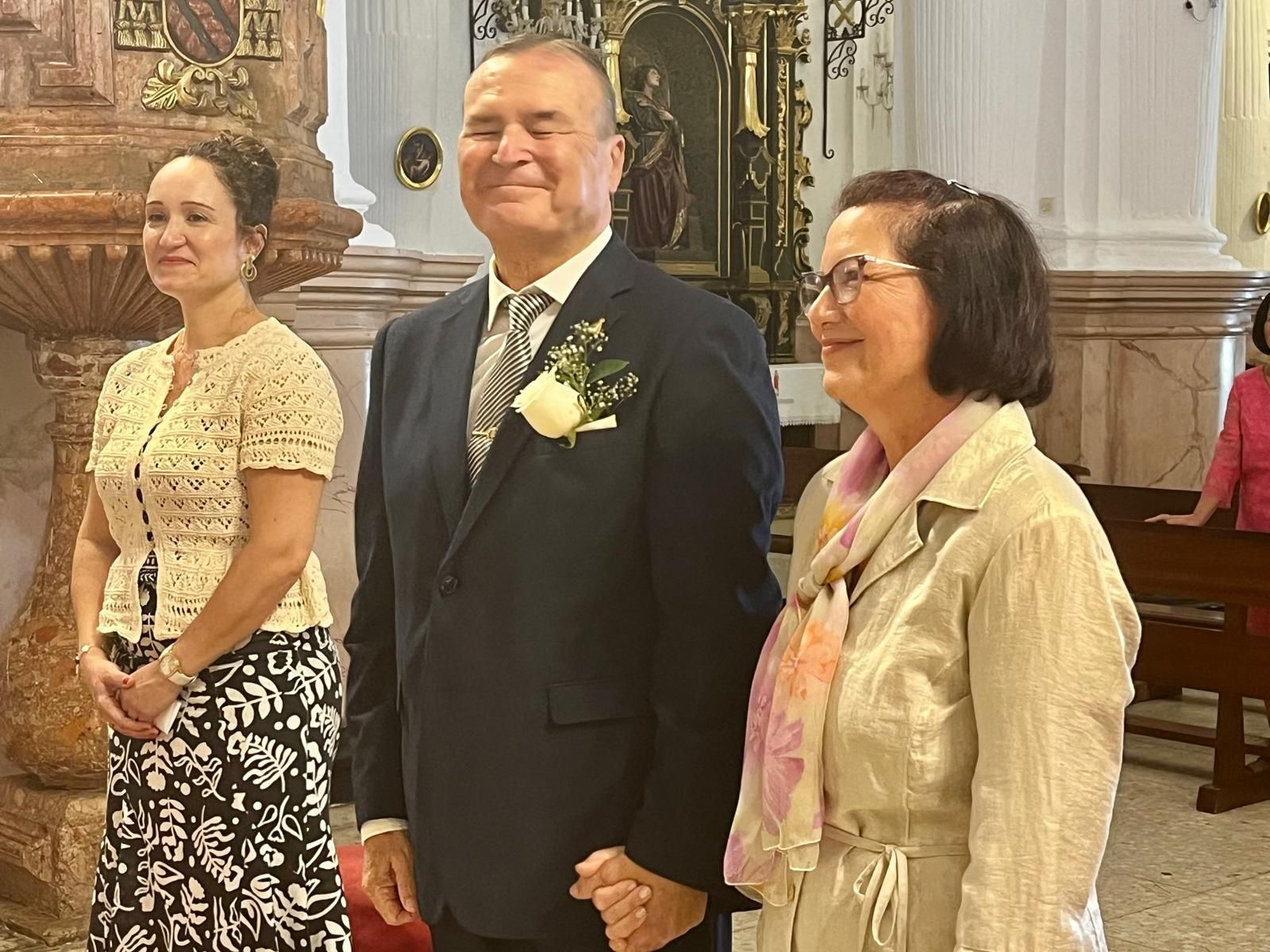 Boda de oro en el Santuario de Nuestra Señora de África de Pedro y Pepi