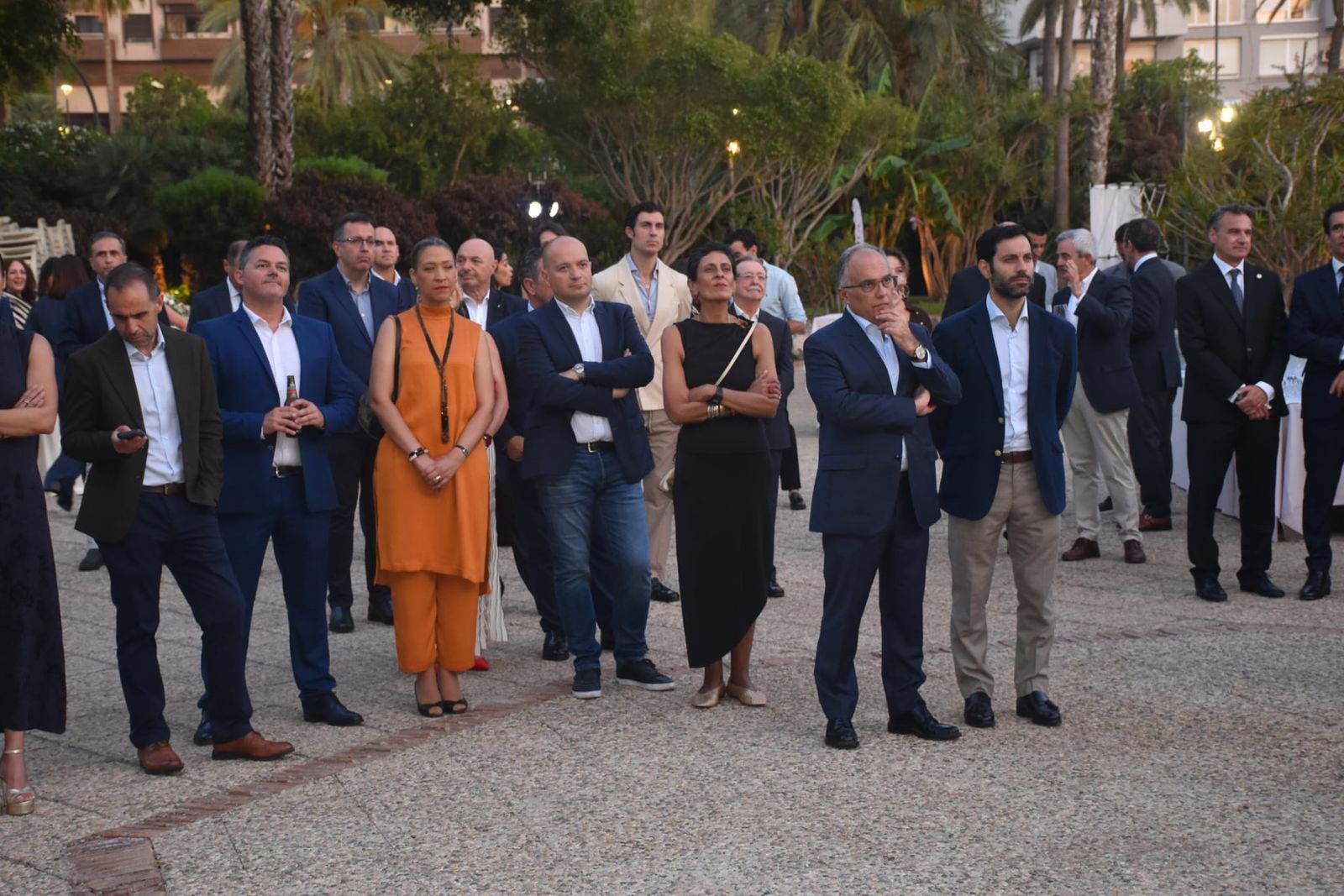 Una recepción el el Parque Marítimo, antesala del Forbes Ceuta AI & Tech Summit