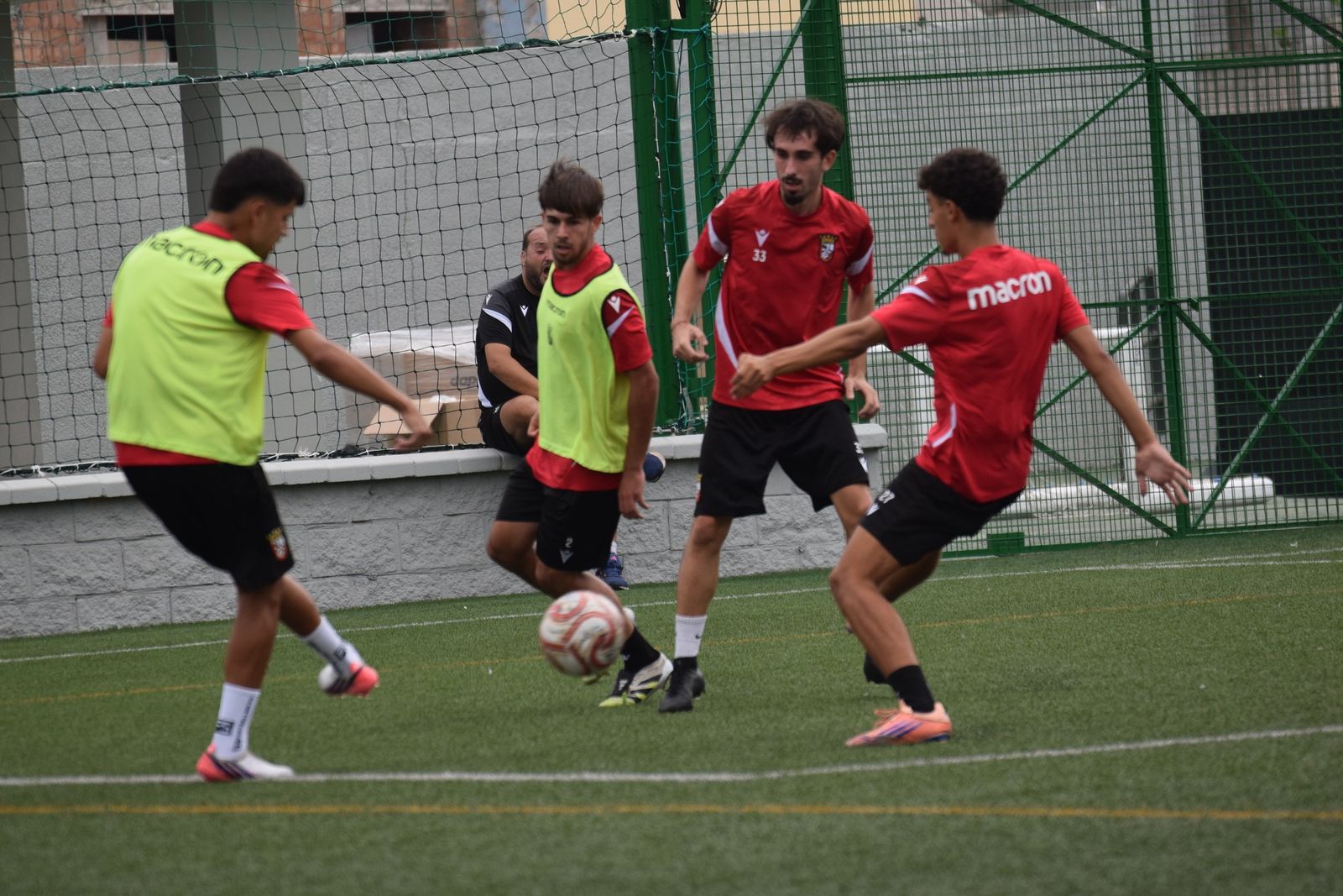 Entrenamiento del filial de la AD Ceuta