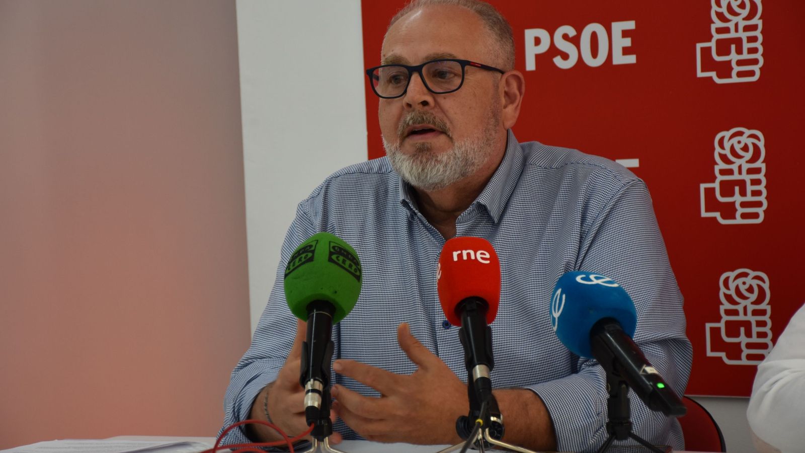 El secretario de Organización del PSOE, Antonio Coronil
