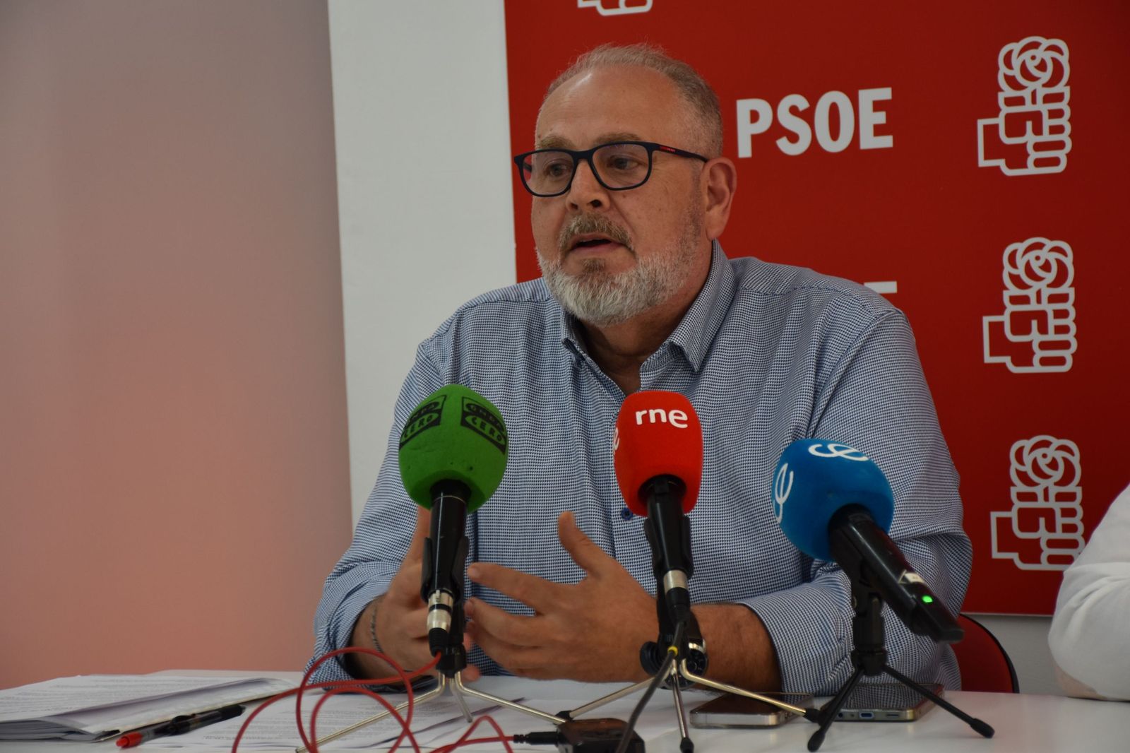 El secretario de Organización del PSOE, Antonio Coronil