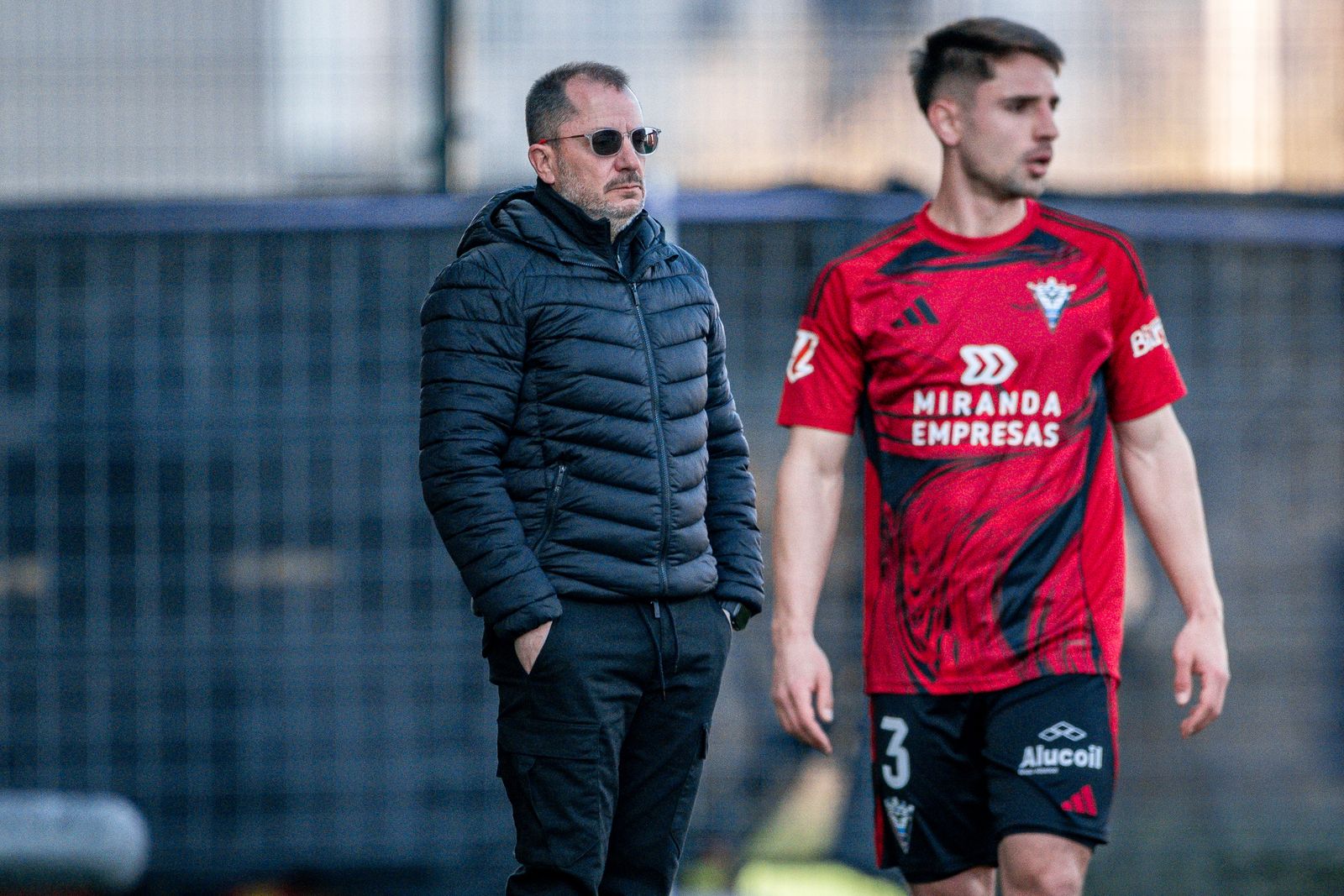 José Juan Romero durante el partido