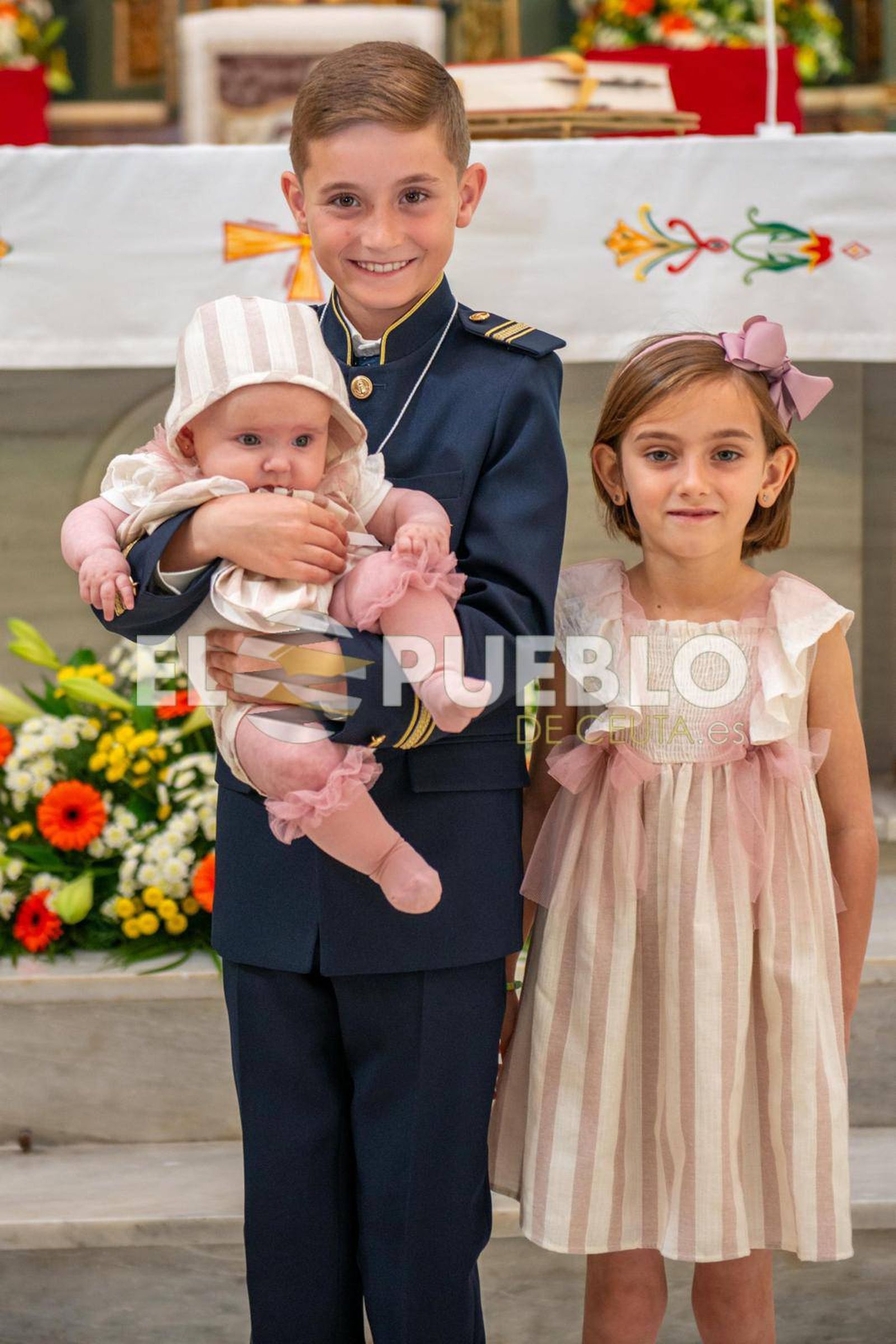 Una primera comunión en la Iglesia de San Francisco