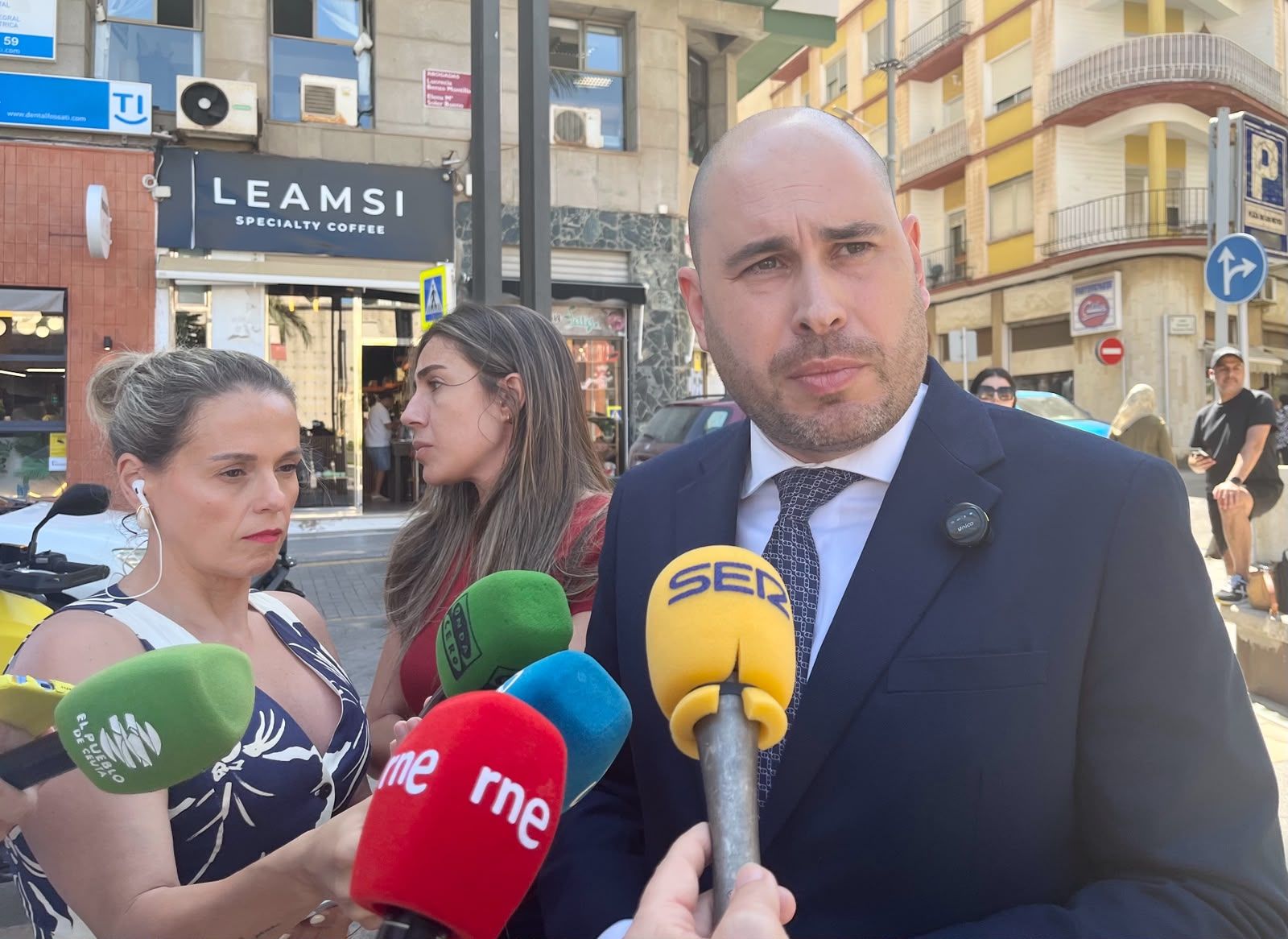 Triano durante su comparecencia ante los medios este viernes