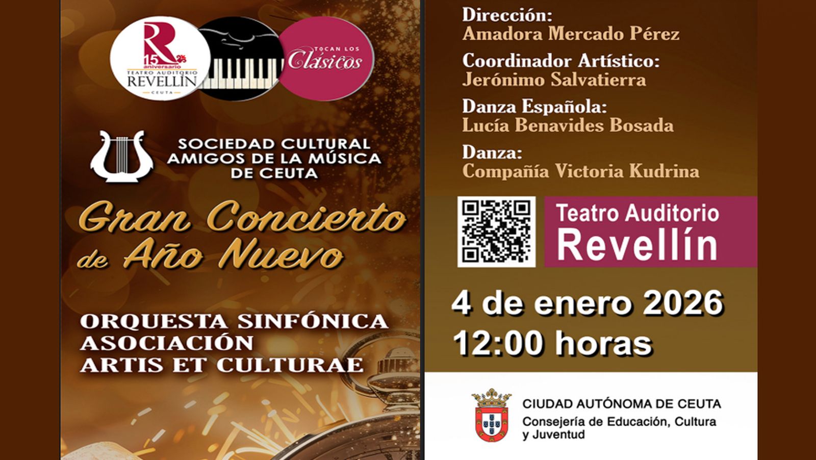 Cartel anunciador del concierto