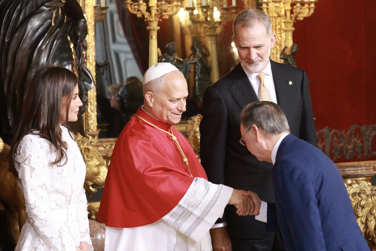 Recepción de la visita del Papa  a España.