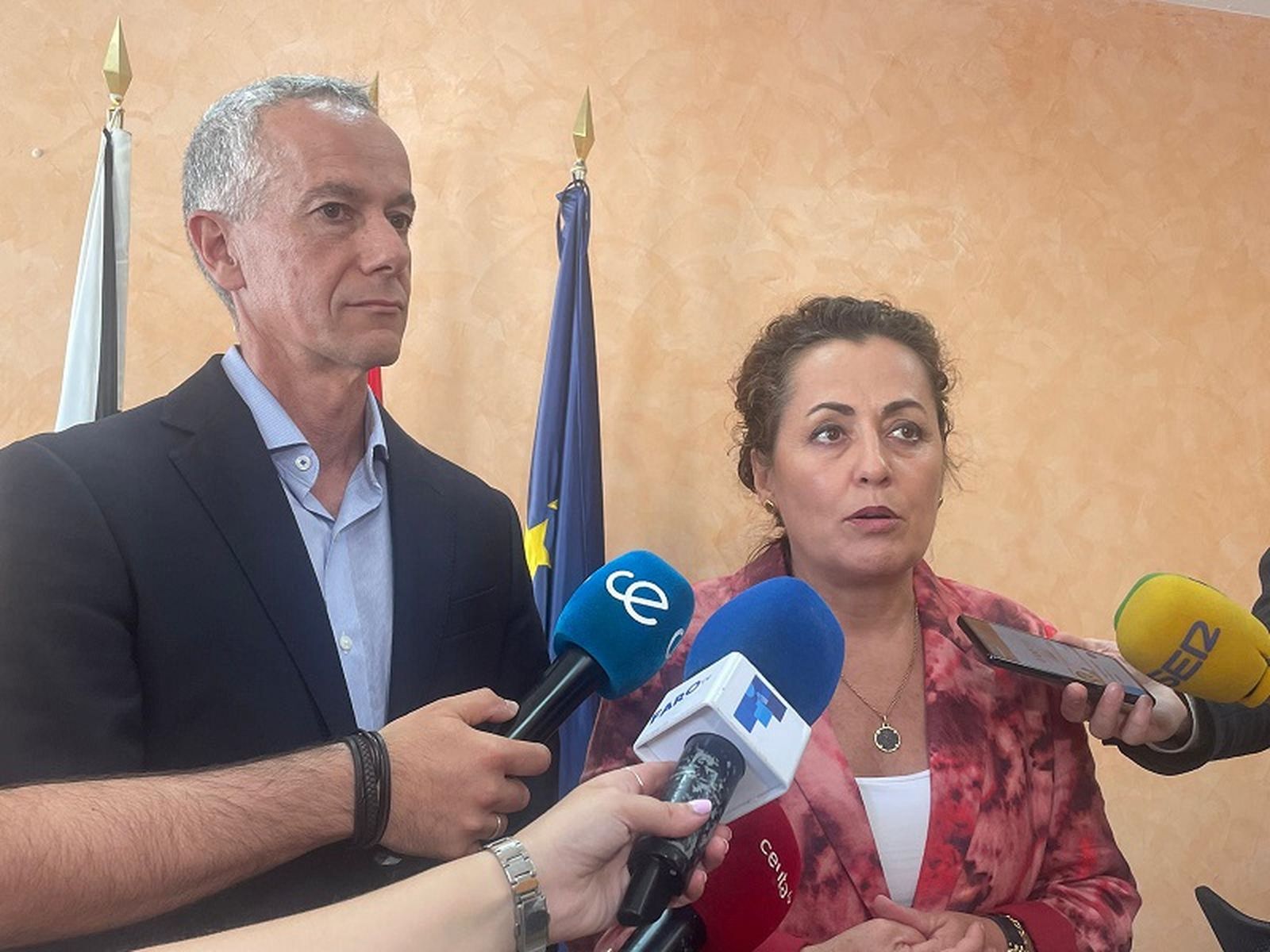 Señor y Monterrubio este miércoles. / FOTO REDUAN