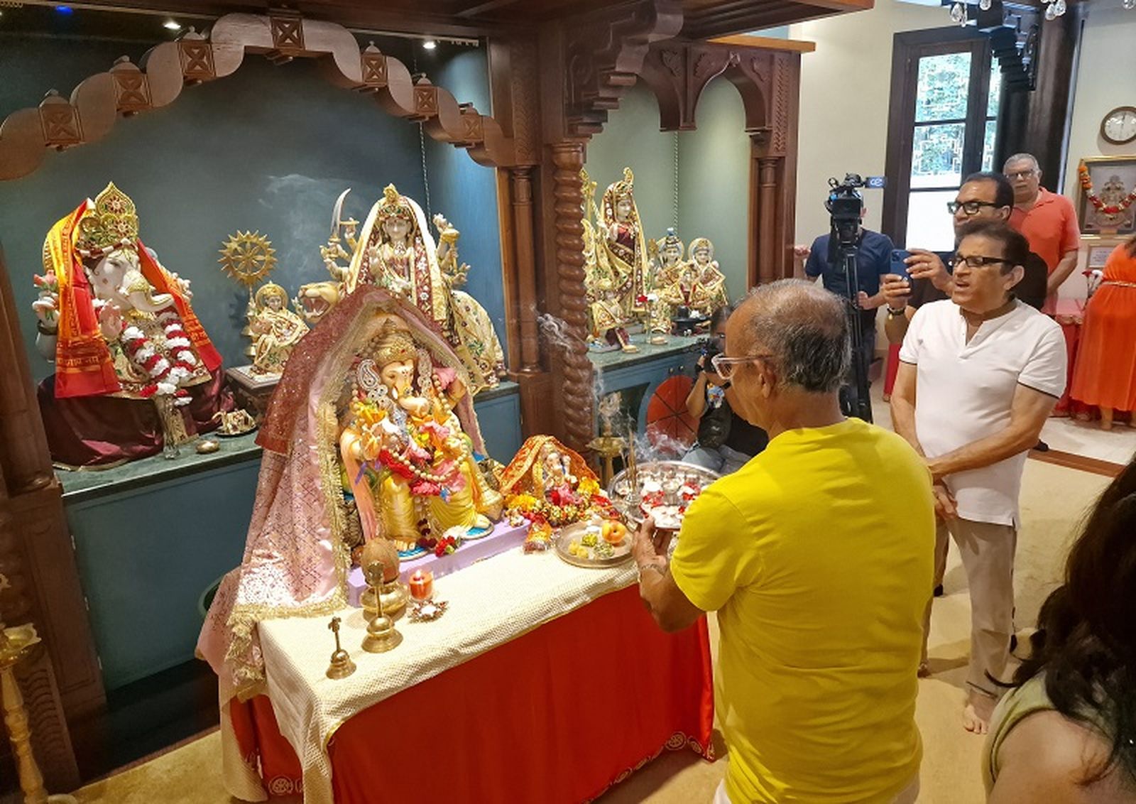 Interior del Templo Hindú/FOTO EL PUEBLO