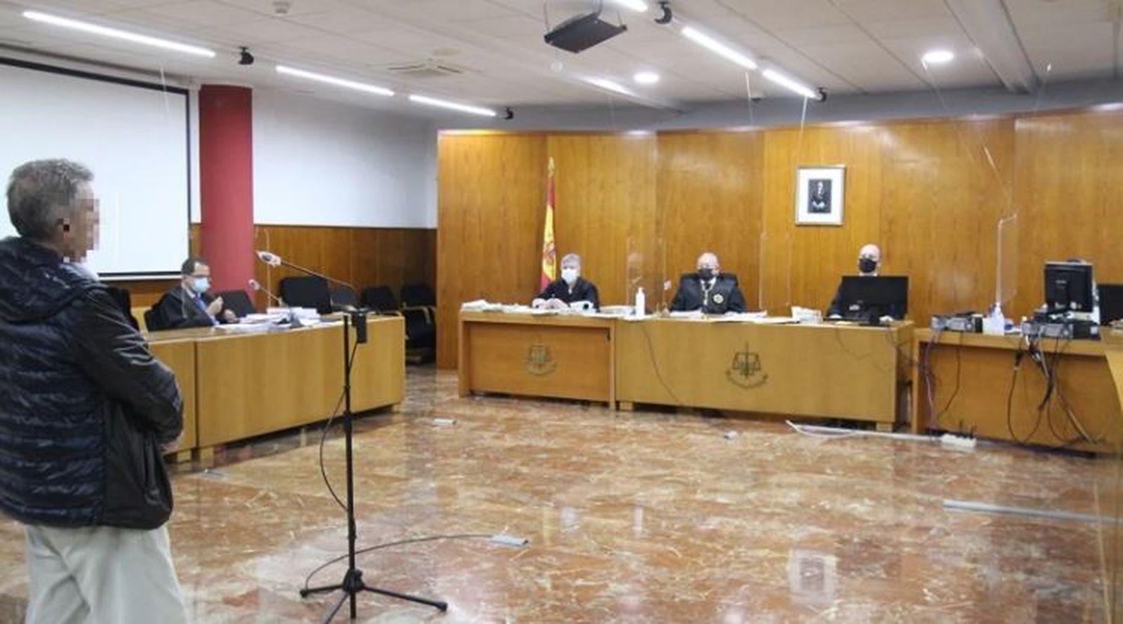 Imagen del juicio celebrado en la Audiencia Provincial en 2022.